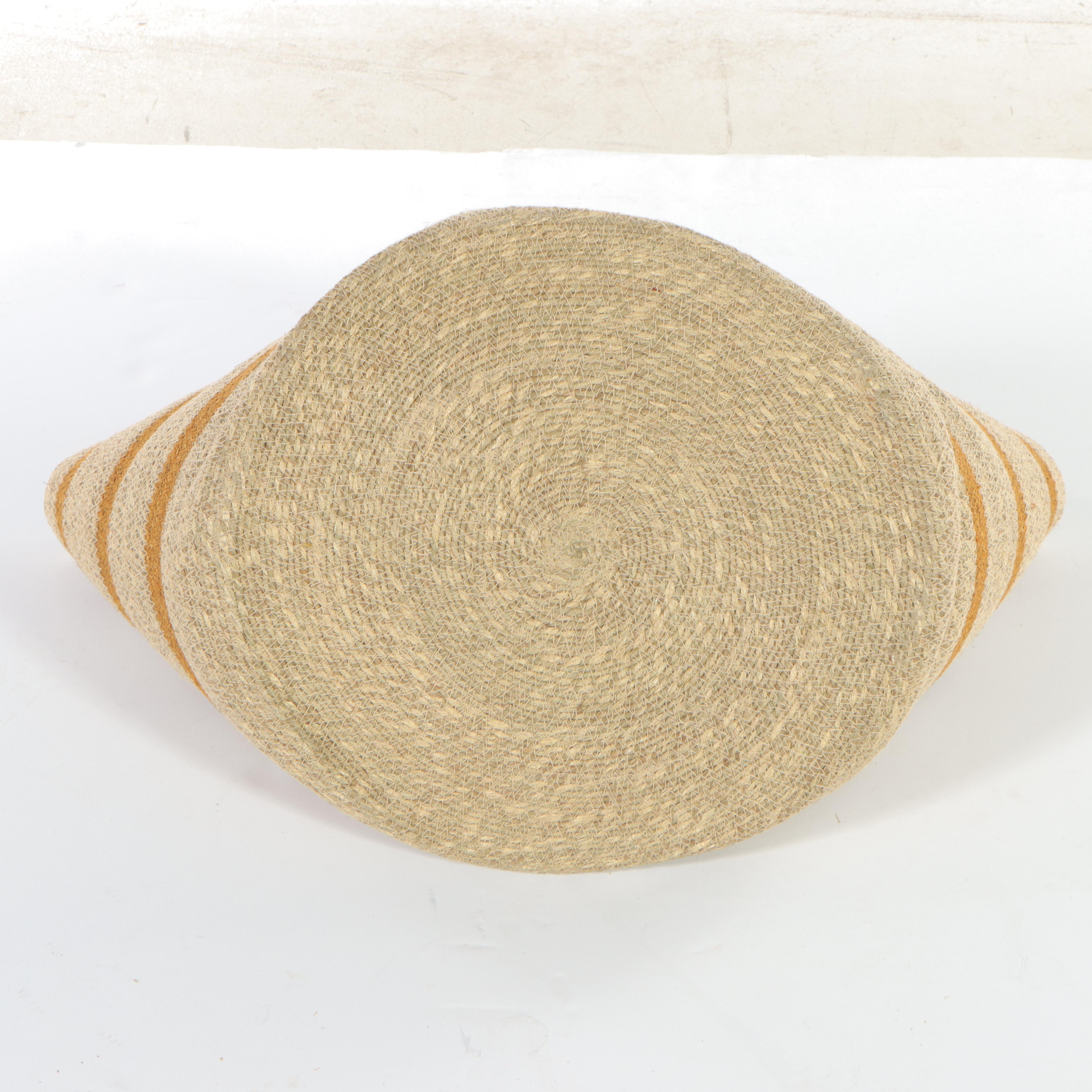 Threshold With Studio McGee Woven Magazine Holder and Striped Basket