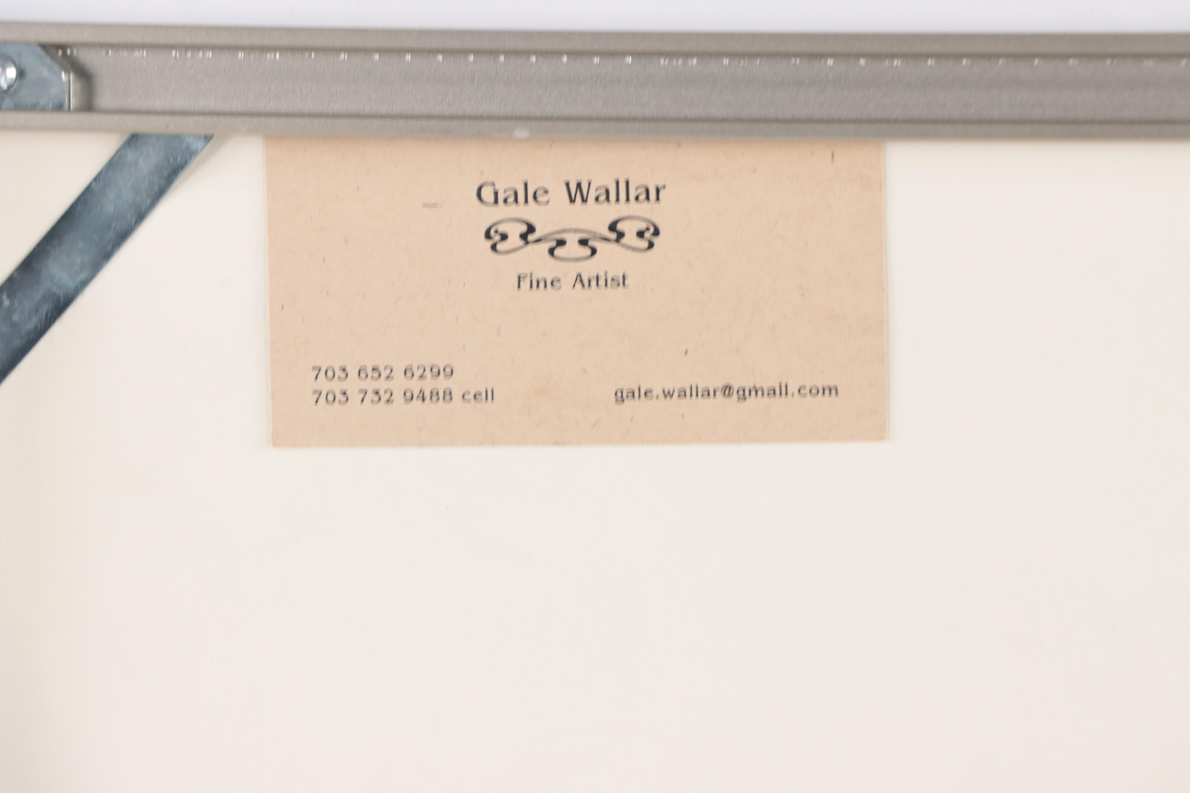 Gale Wallar Woodcut of Figure, 2004