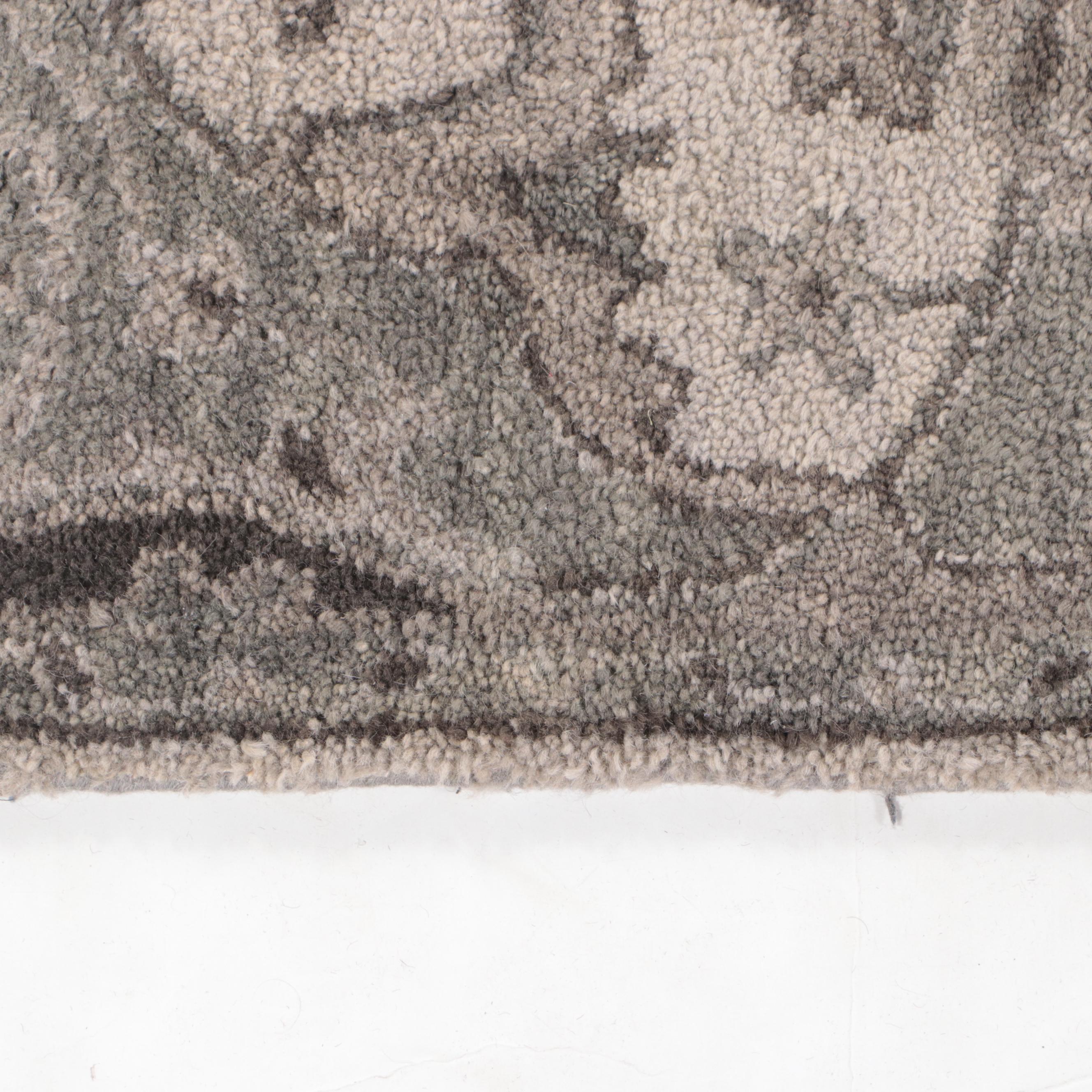 Hand-Tufted Pottery Barn Nolan Persian Style Area Rug and Carpet Runner