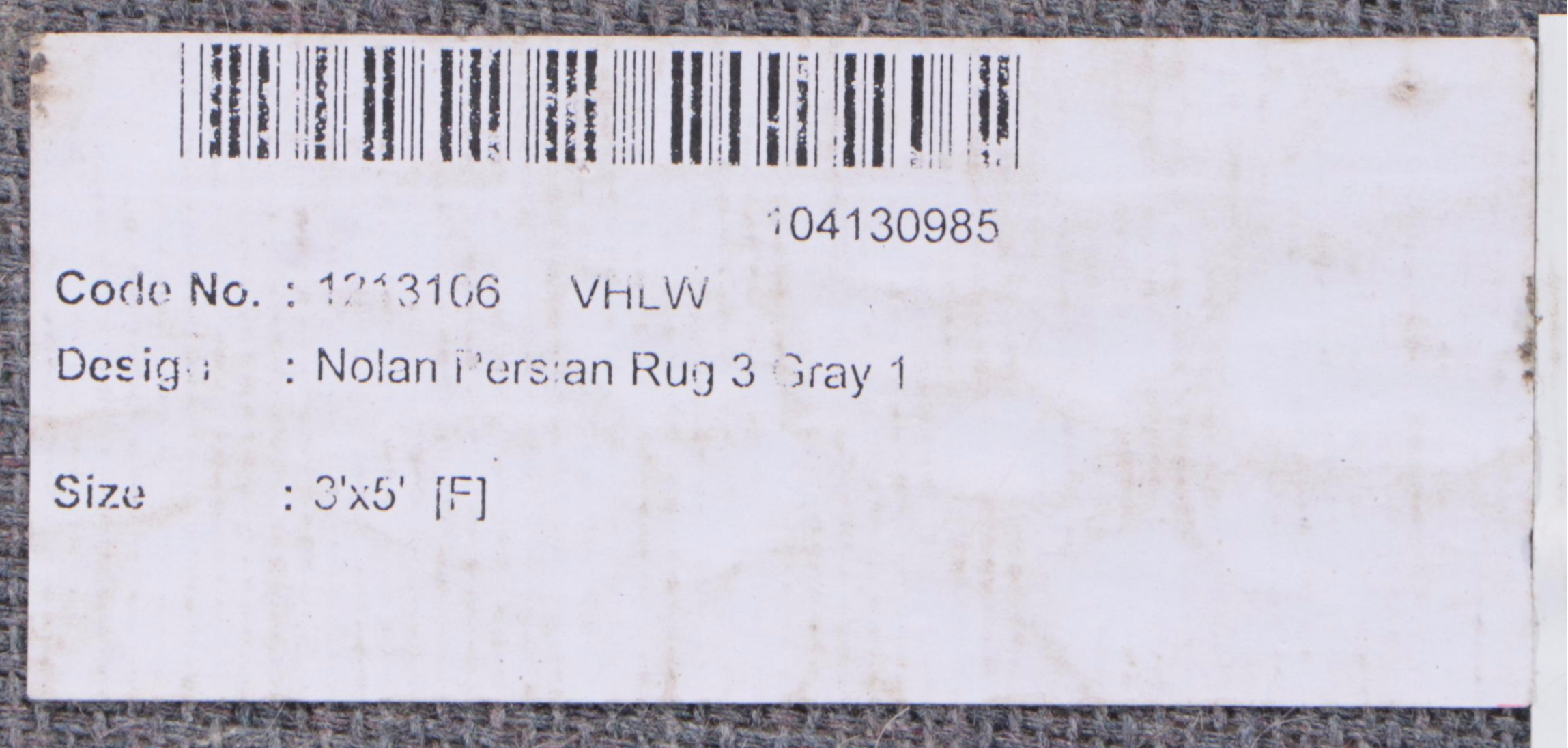 Hand-Tufted Pottery Barn Nolan Persian Style Area Rug and Carpet Runner