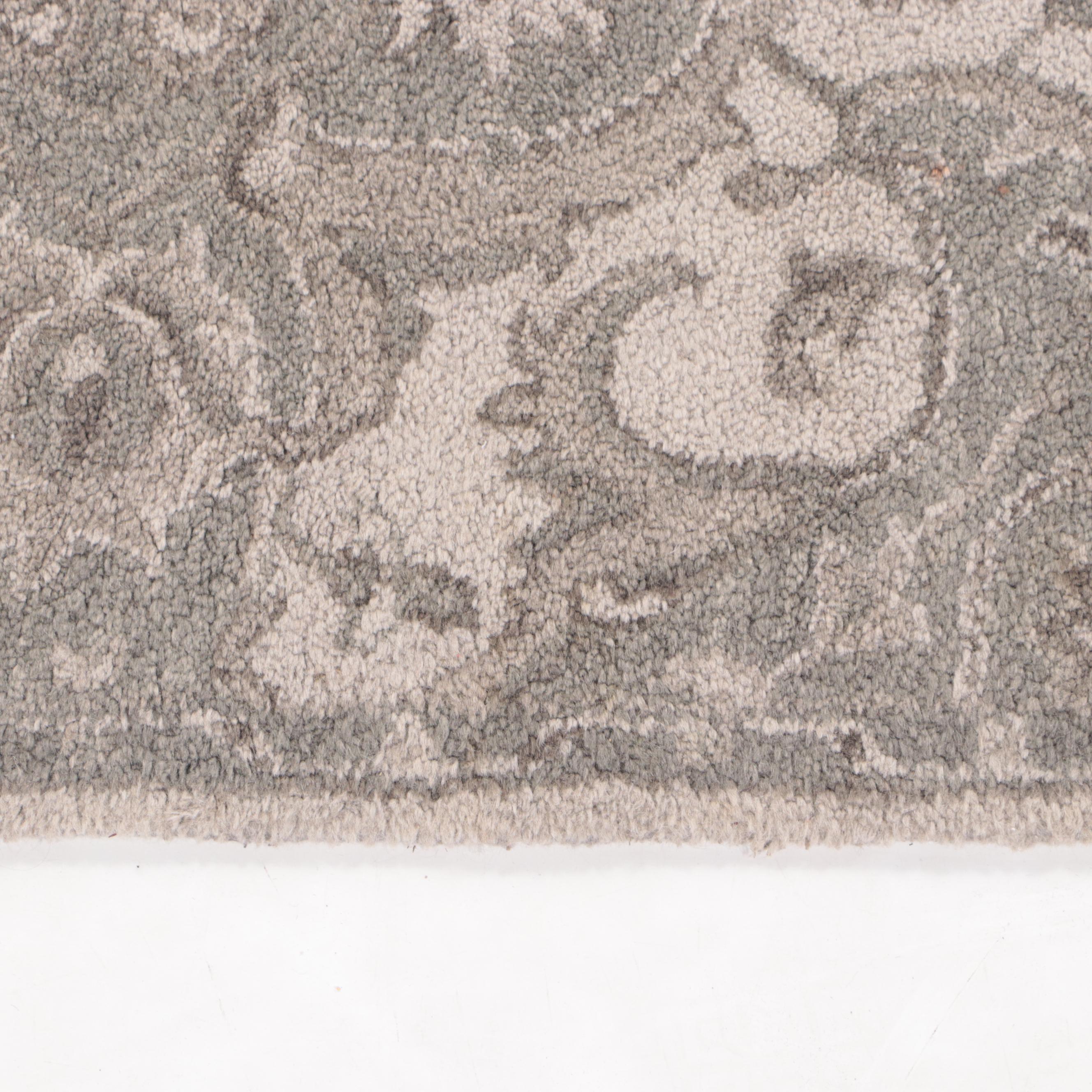 Hand-Tufted Pottery Barn Nolan Persian Style Area Rug and Carpet Runner