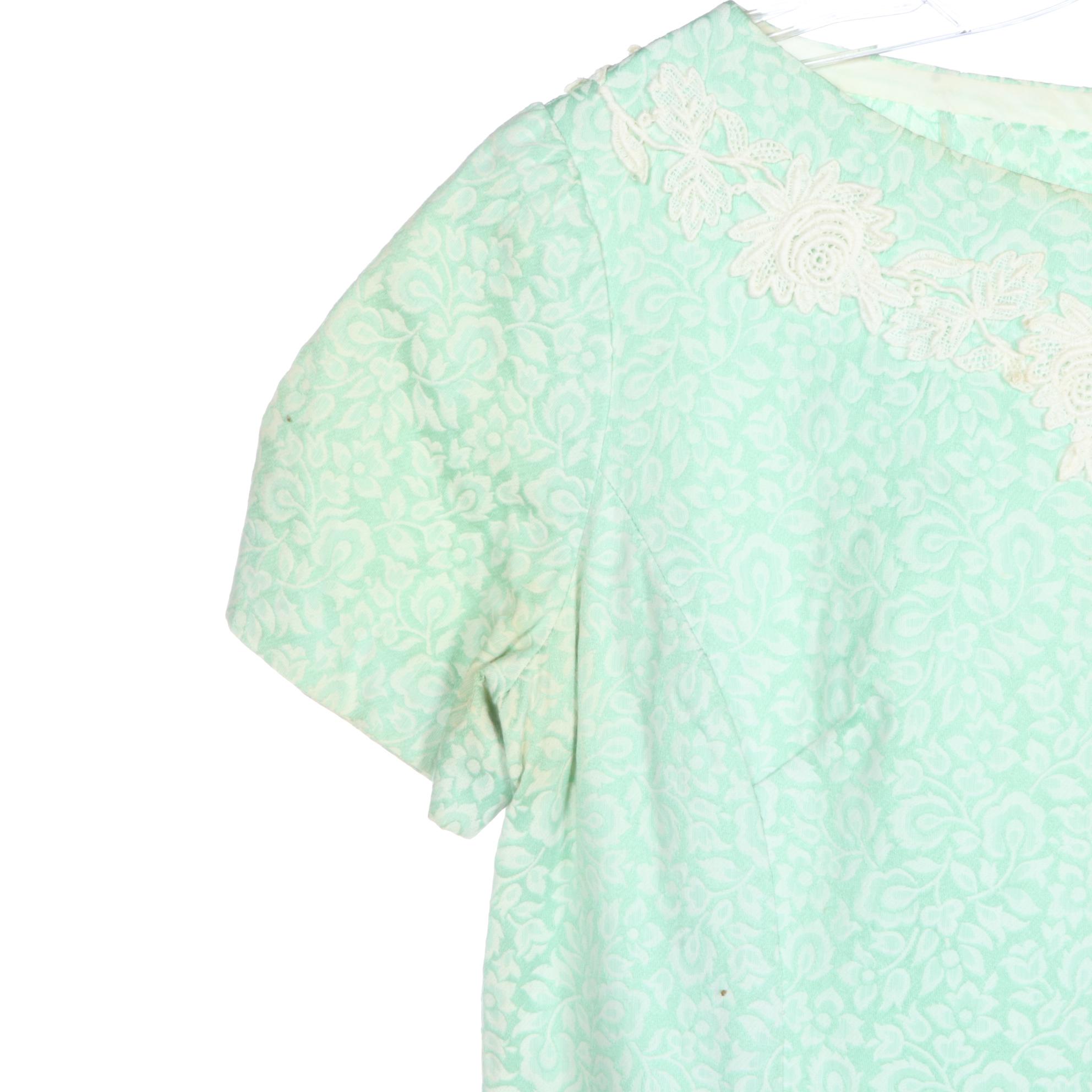 Floral and Knit Dresses, Crop Top, and Skirt Suit