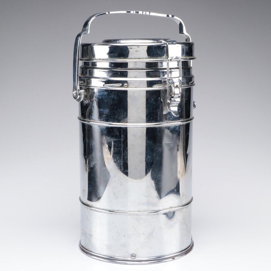Thermos "Jumbo Jug" Gallon Size Steel Food, Beverage Container, Early 20th C.