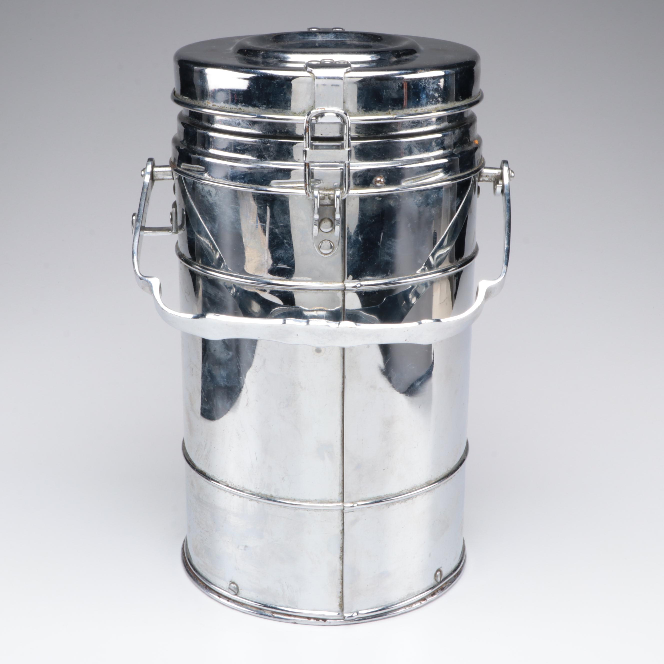 Thermos "Jumbo Jug" Gallon Size Steel Food, Beverage Container, Early 20th C.