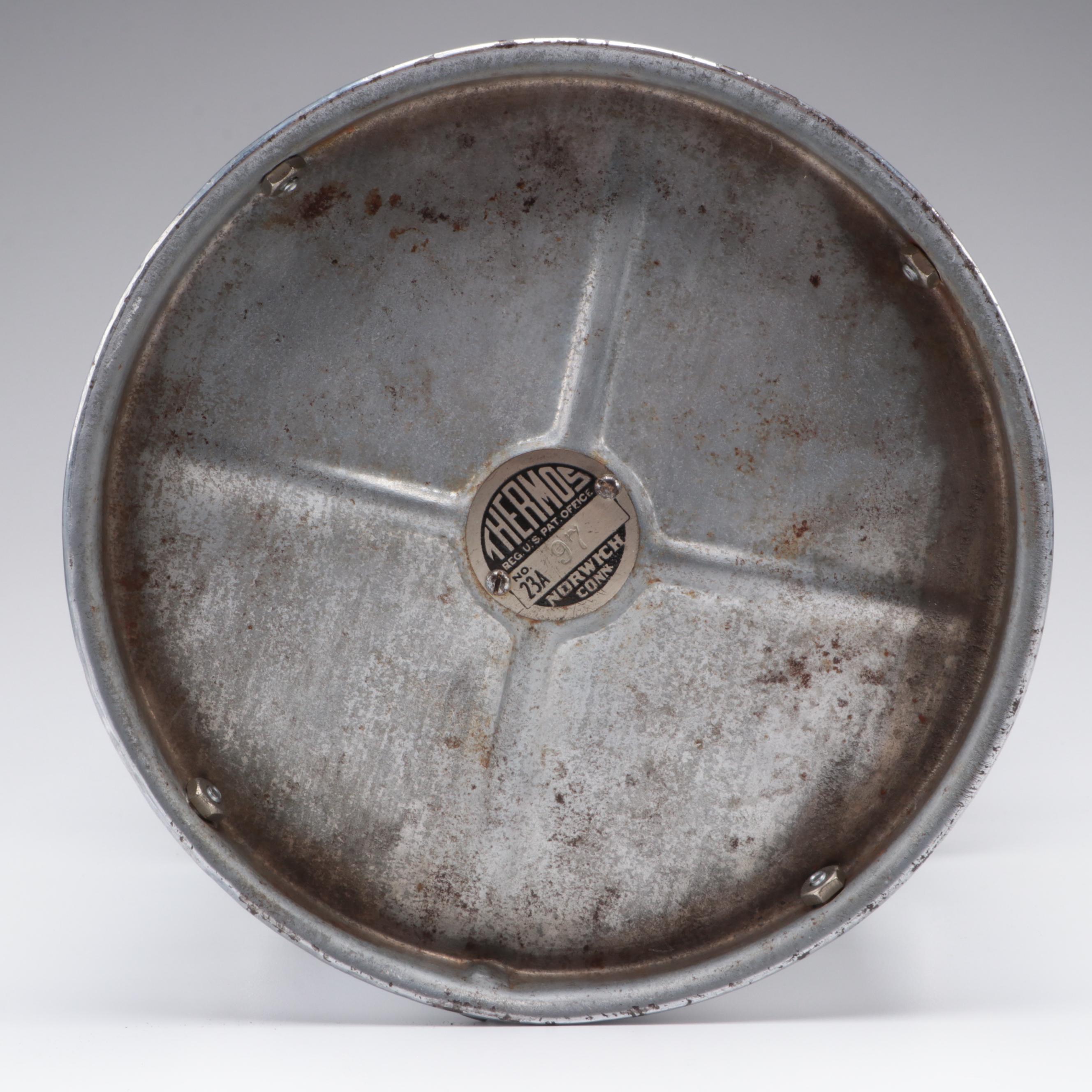 Thermos "Jumbo Jug" Gallon Size Steel Food, Beverage Container, Early 20th C.