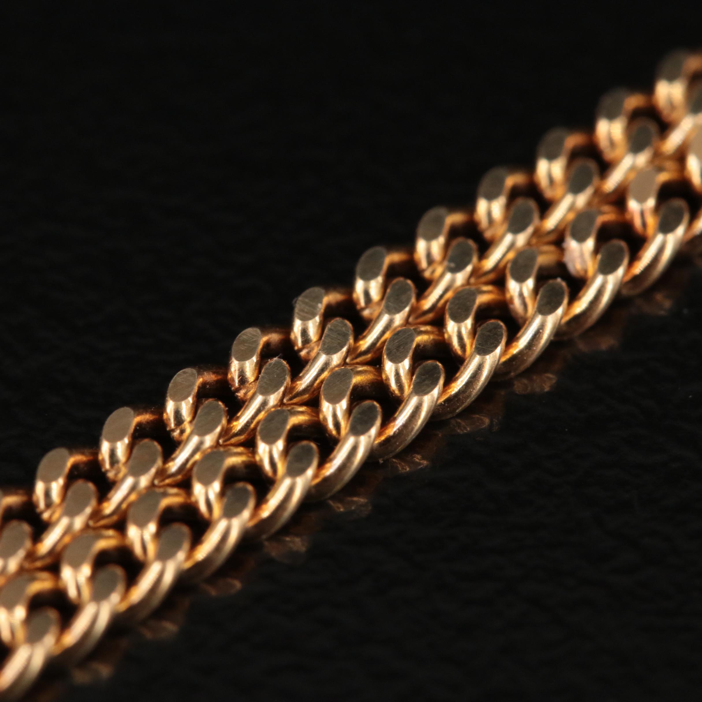 18K Curb Chain Necklace