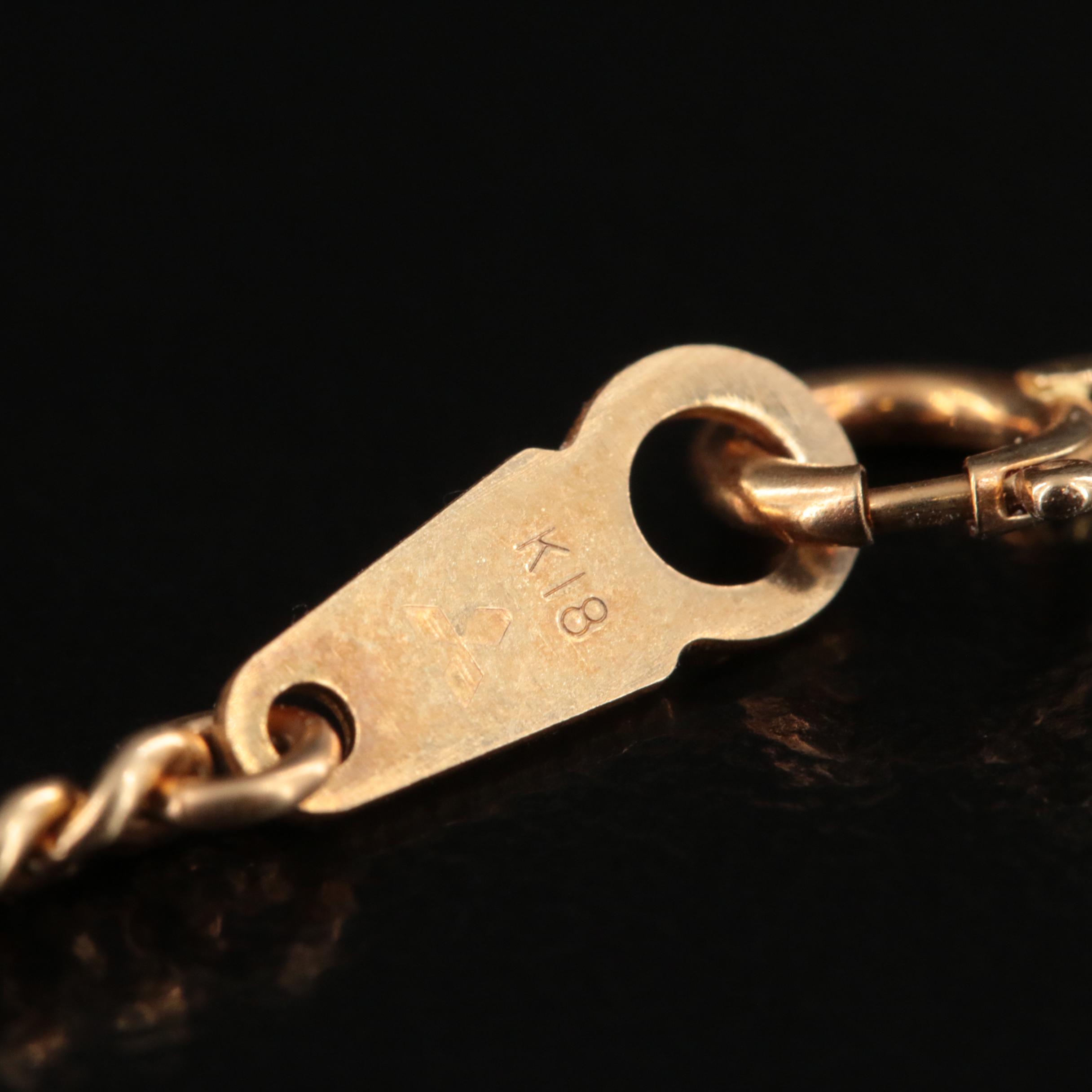 18K Curb Chain Necklace