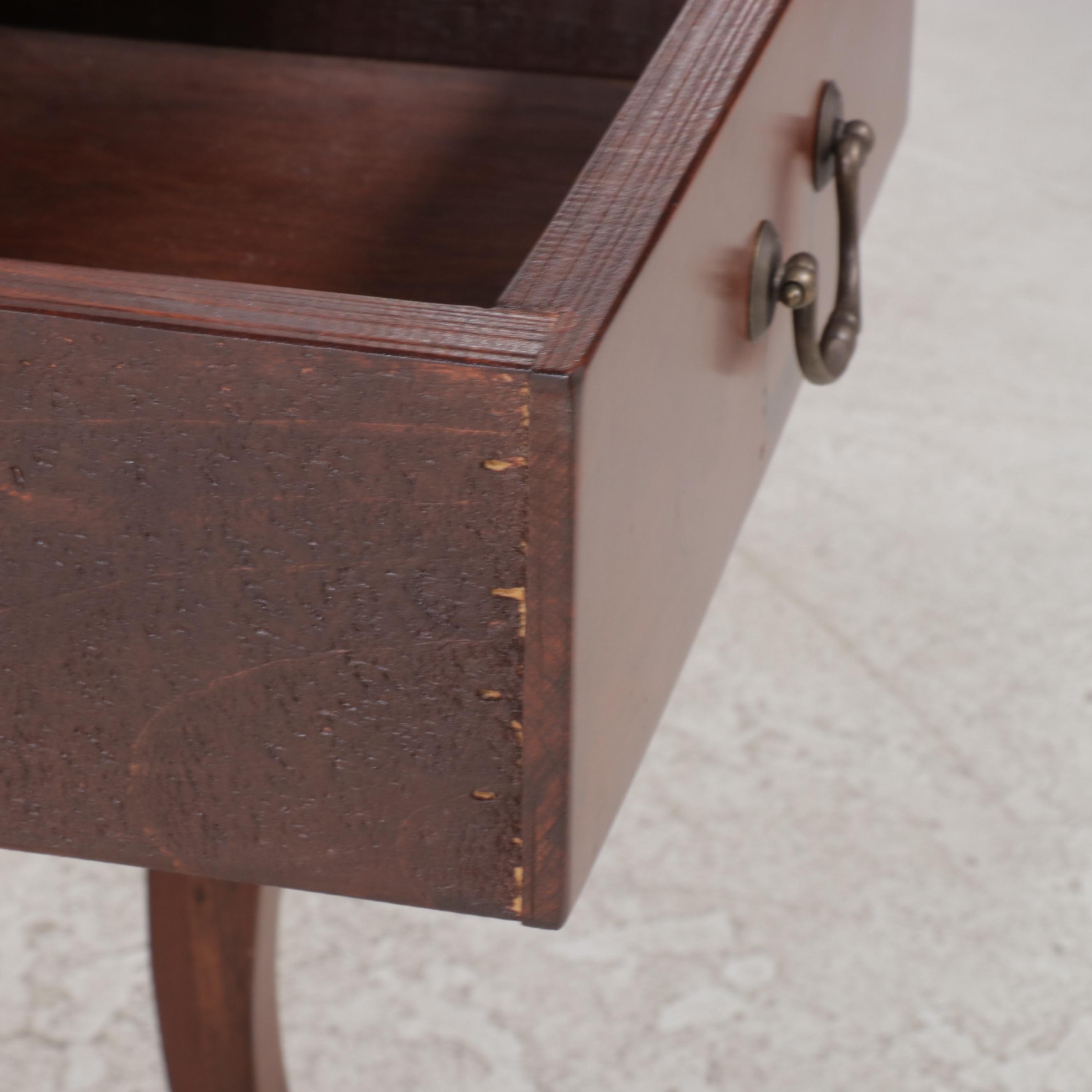 French Provincial Style Cherrywood Side Table