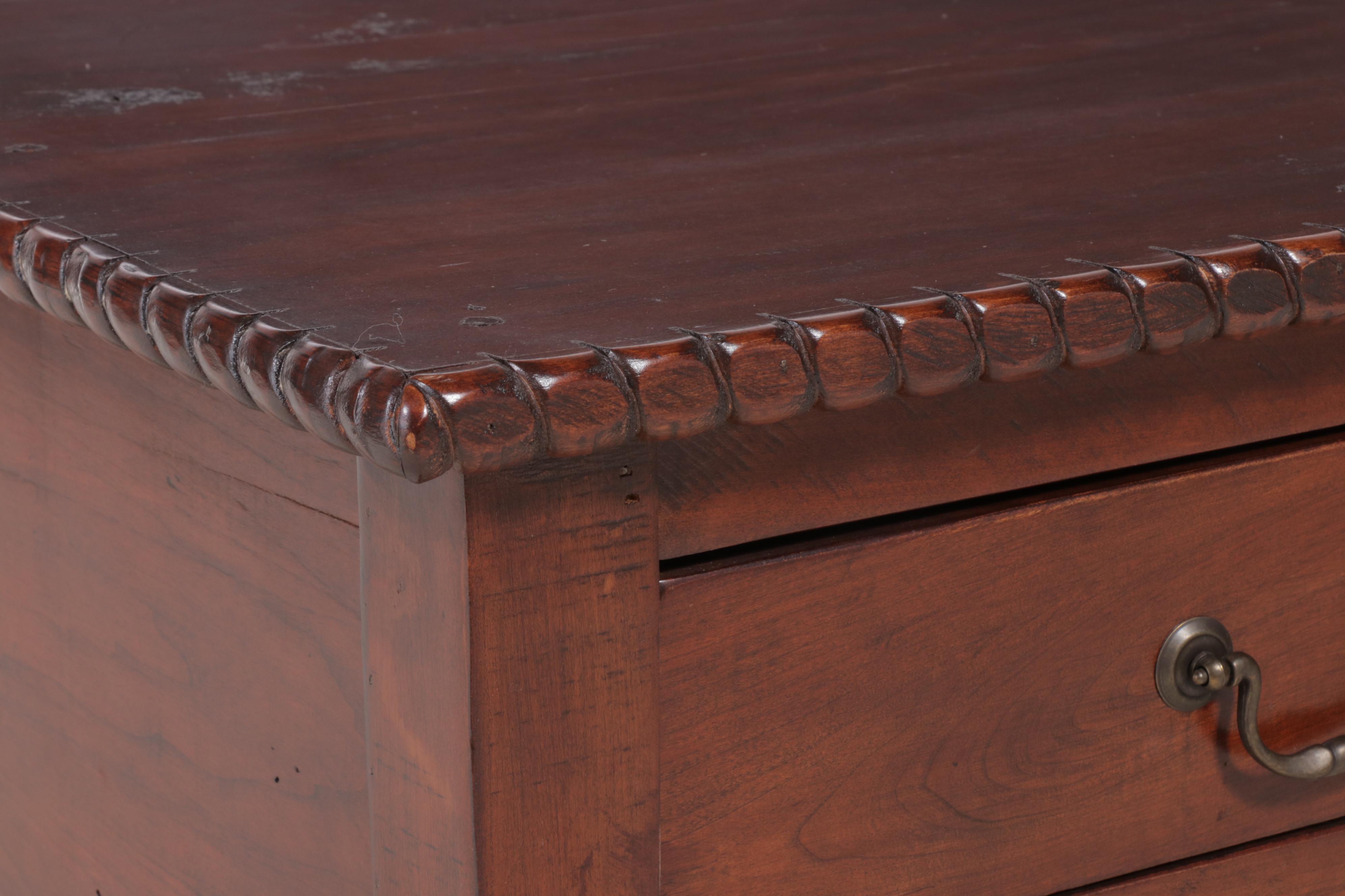 French Provincial Style Cherrywood Side Table