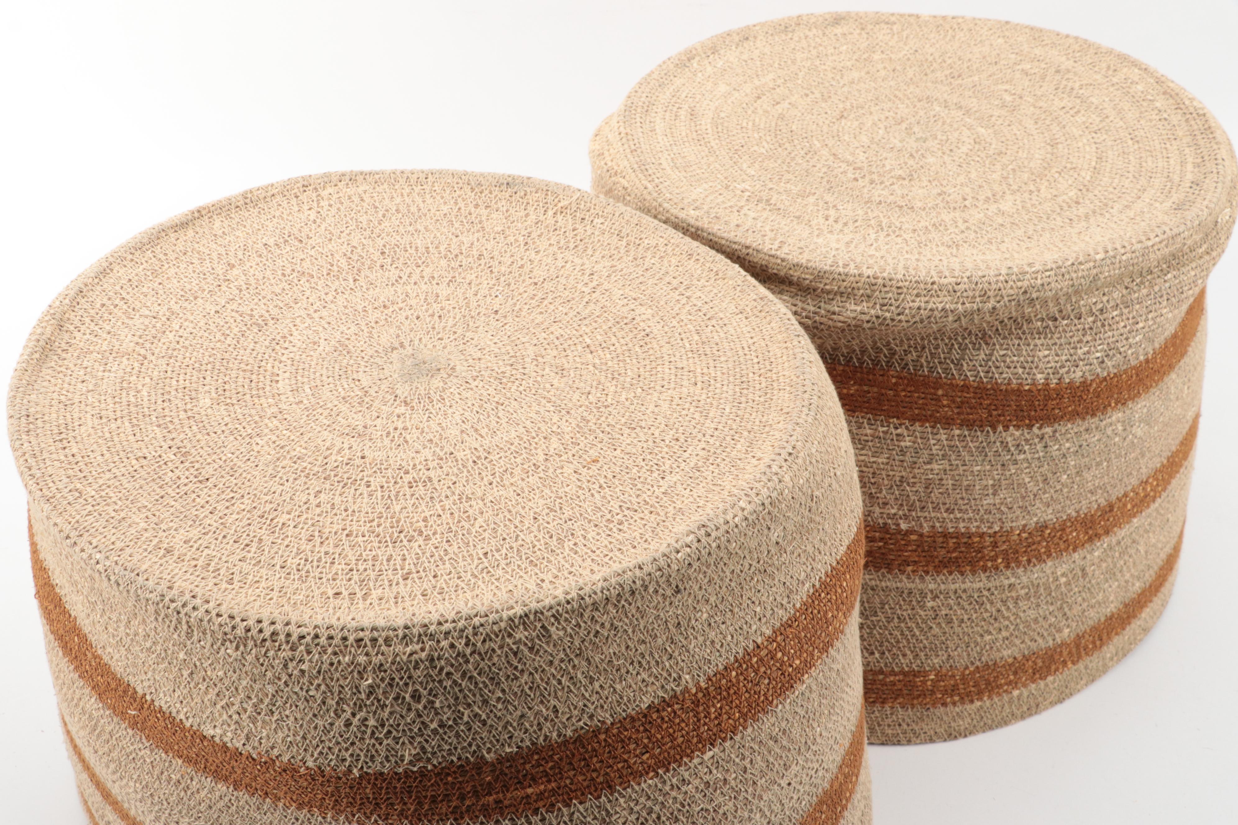 Threshold With Studio McGee Natural Seagrass Baskets