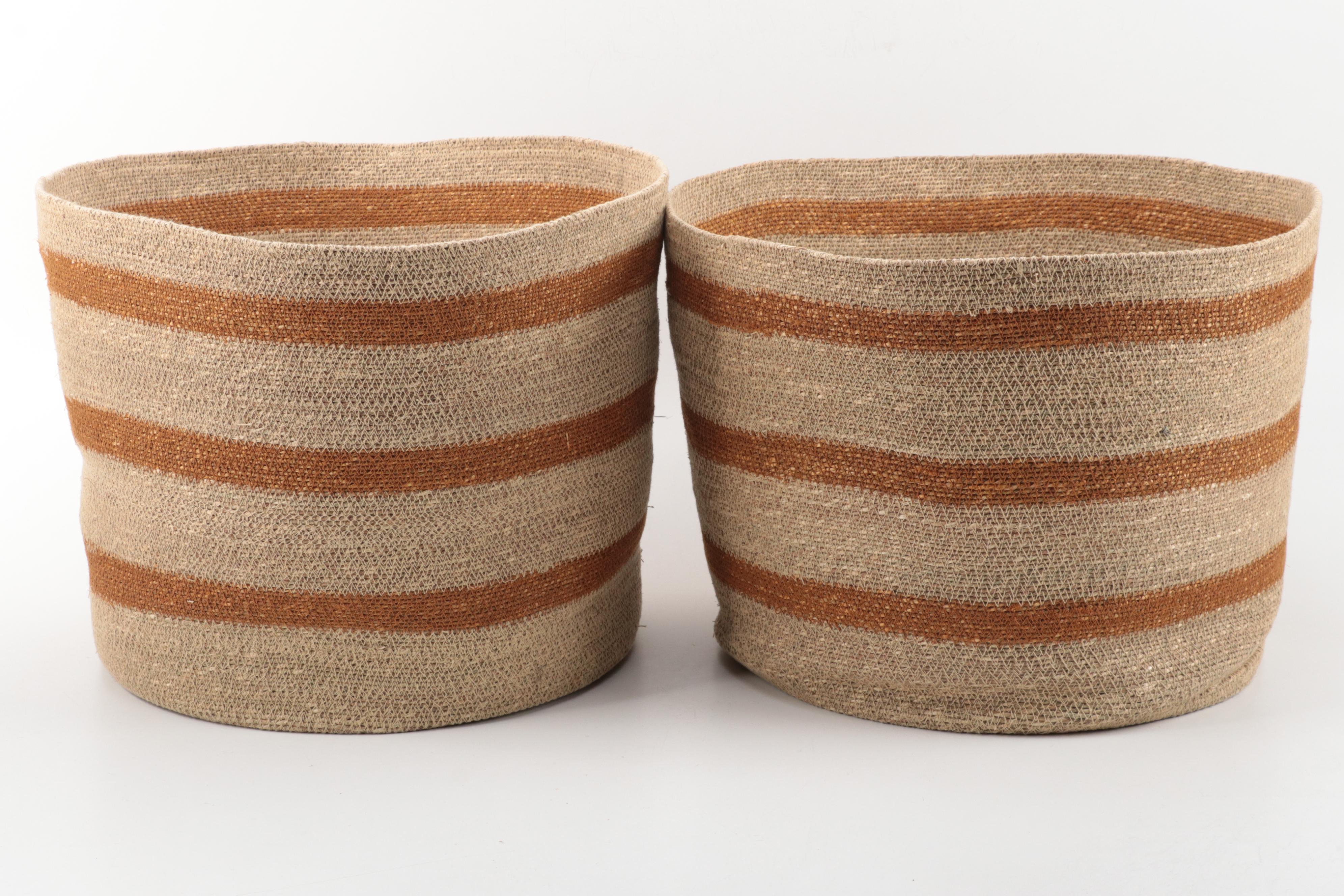 Threshold With Studio McGee Natural Seagrass Baskets