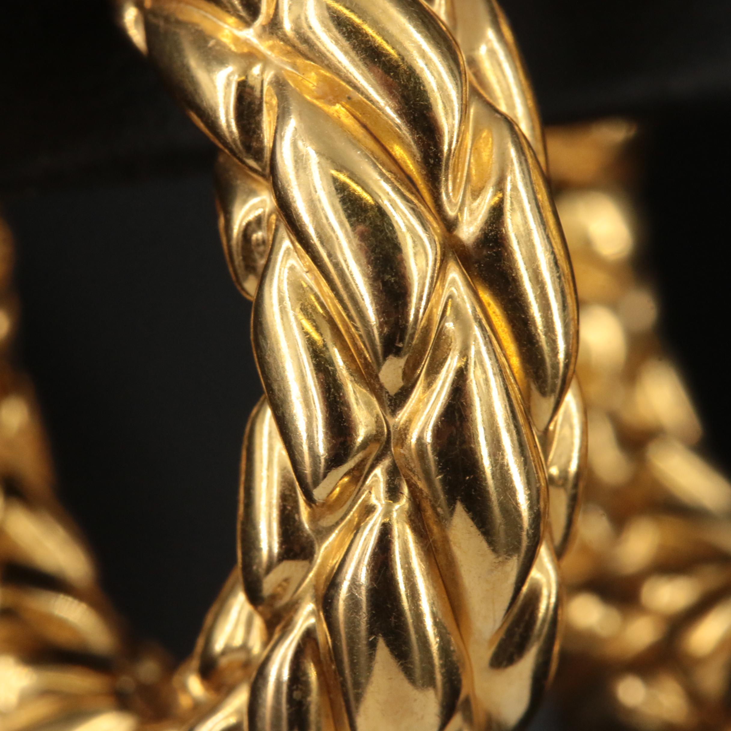 Charles Garnier 18K Hoop Earrings