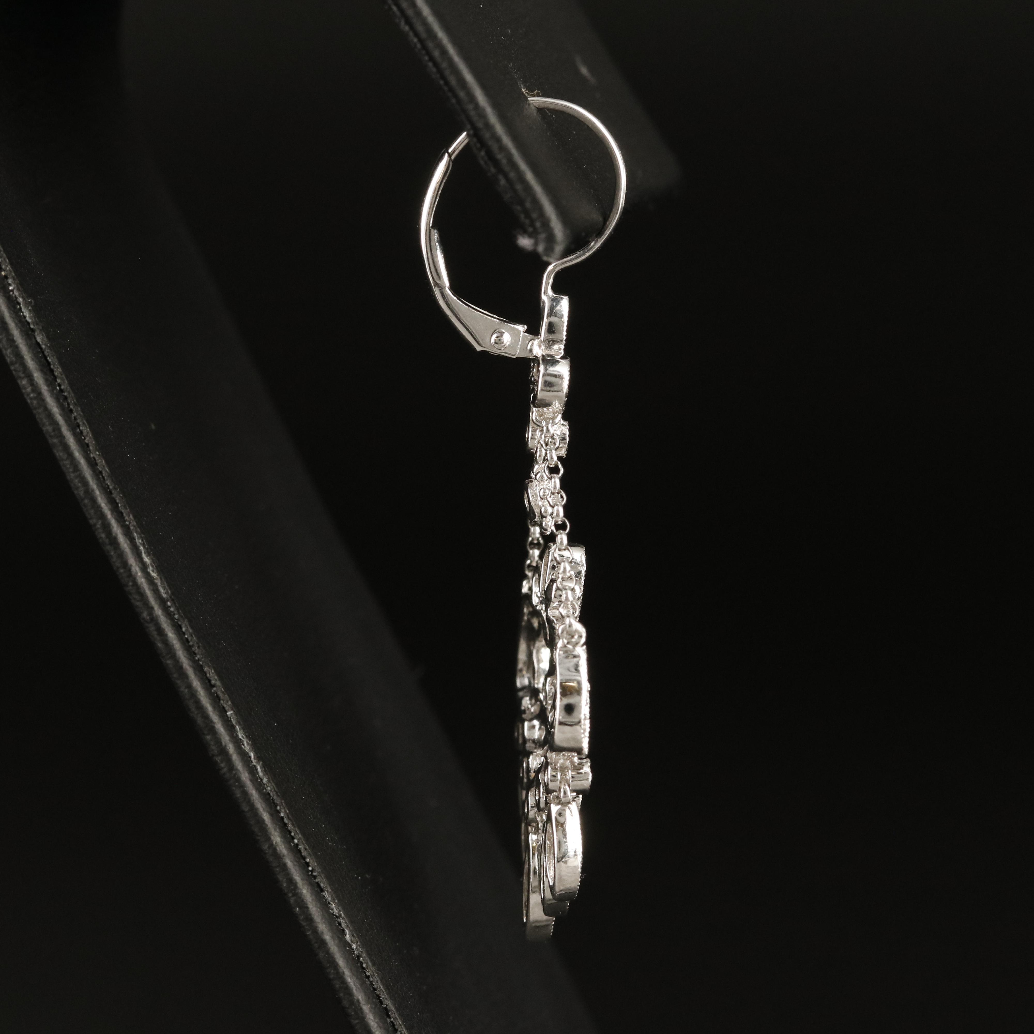 14K 0.86 CTW Diamond Chandelier Earrings