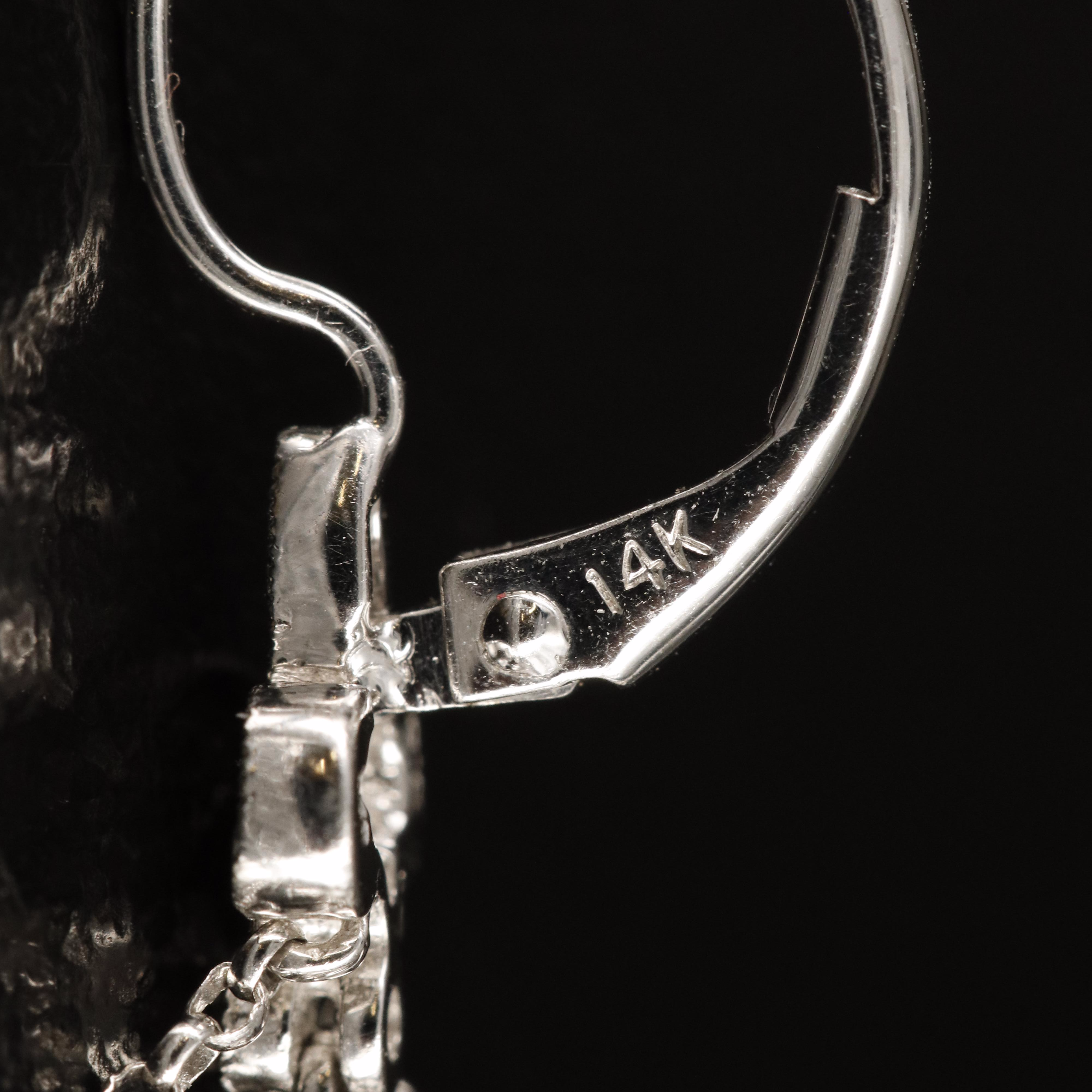 14K 0.86 CTW Diamond Chandelier Earrings