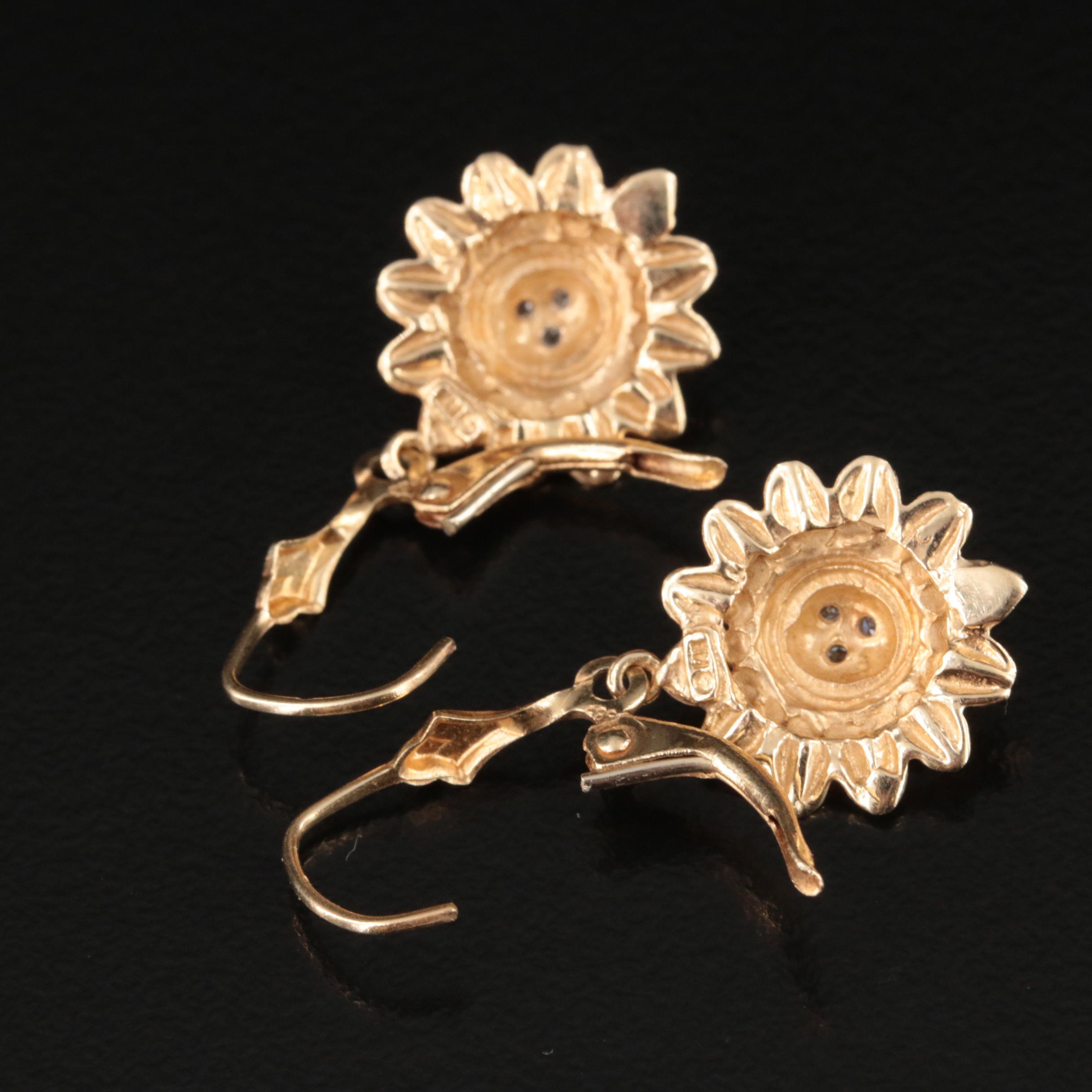 14K 0.03 CTW Diamond Earrings