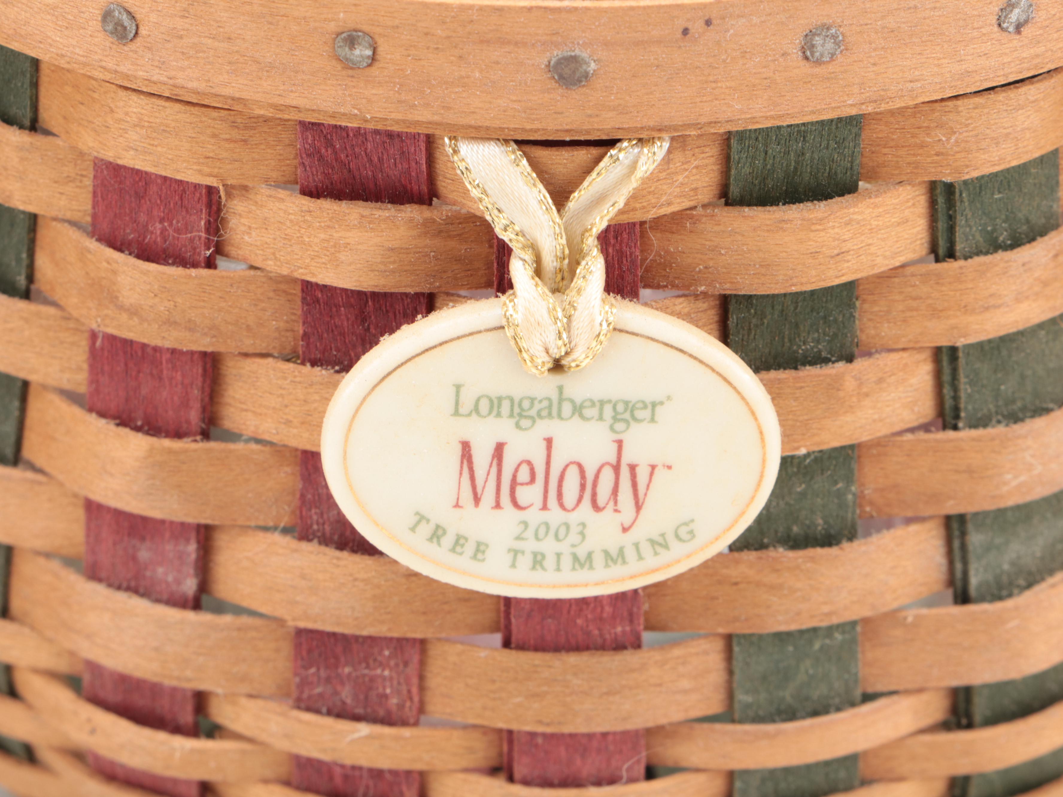 Longaberger Fabric Lined and Other Baskets