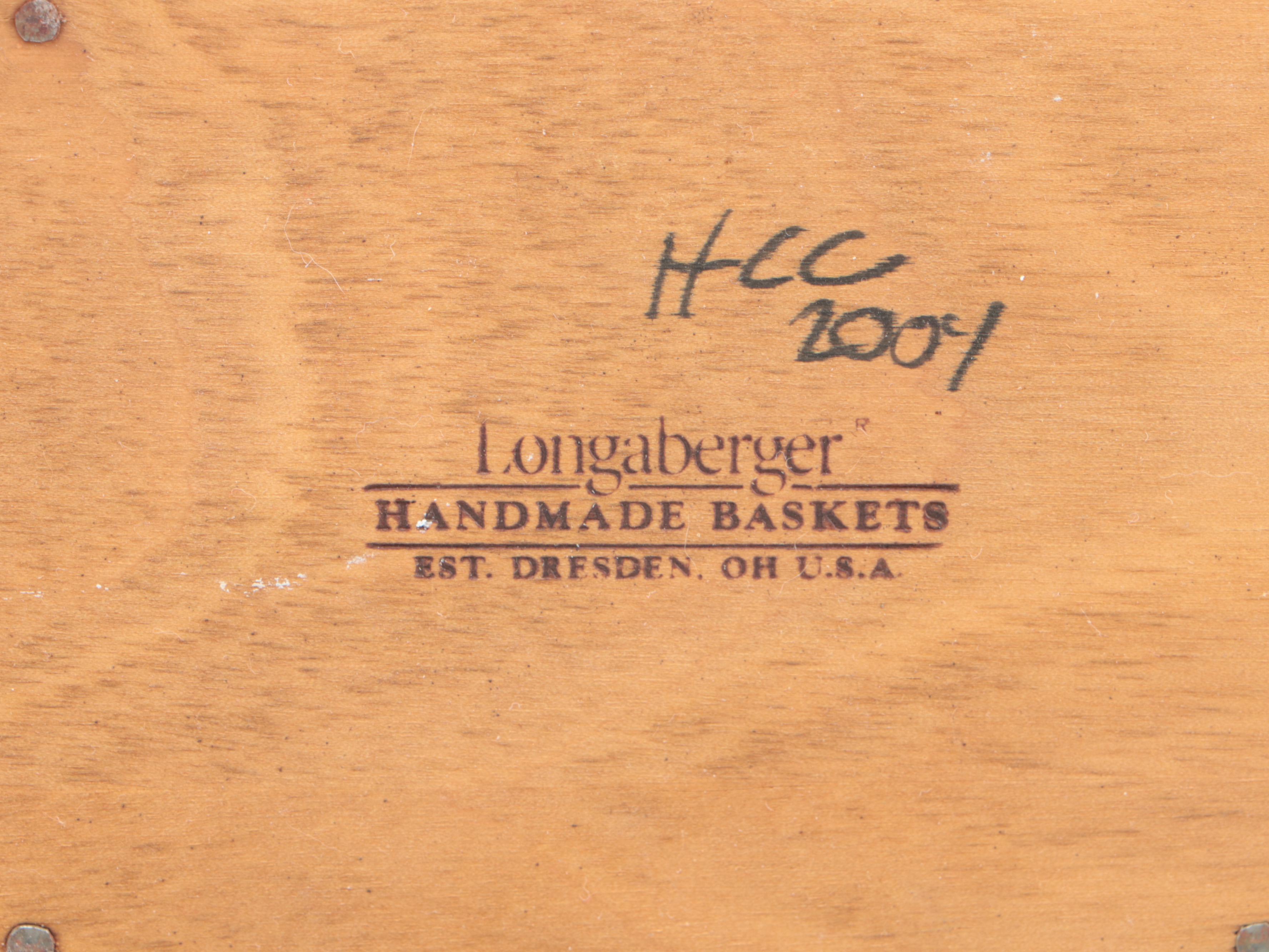 Longaberger Fabric Lined and Other Baskets