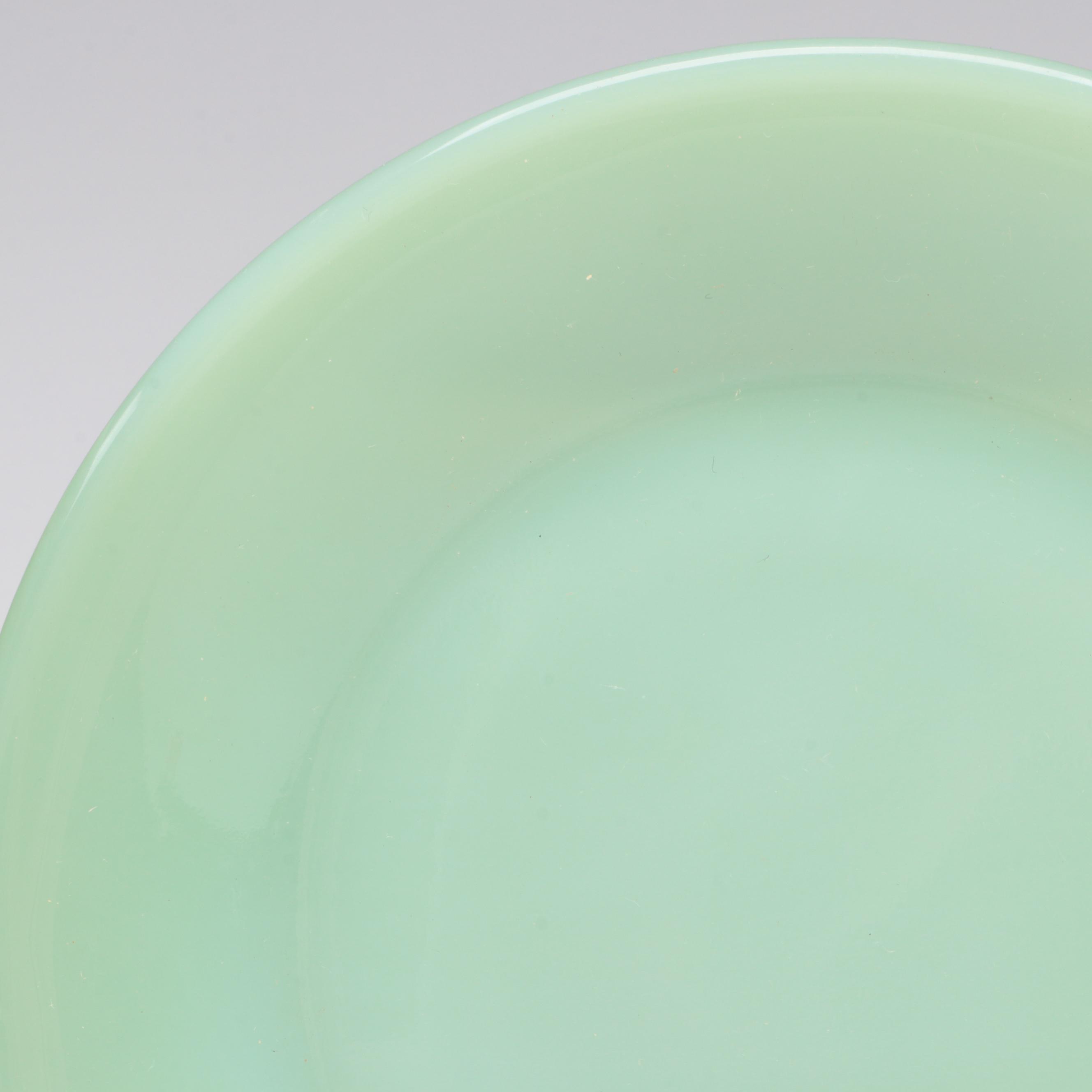 Anchor Hocking Fire King "Jade Ite" Plates with Johnny Hart BC Bowls