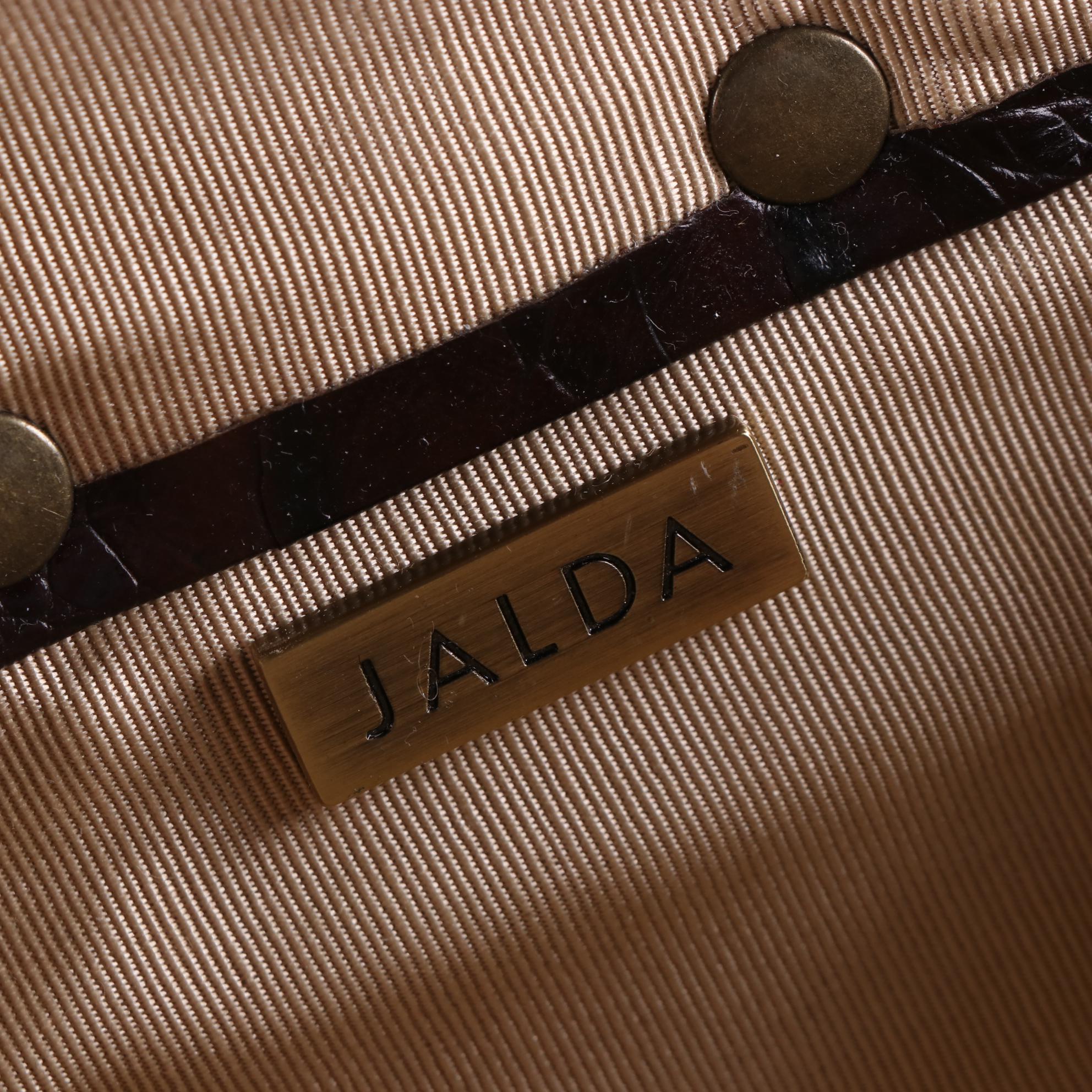 Jalda Stingray Clutch with Belle Grotto Couture Crocodile Clutch