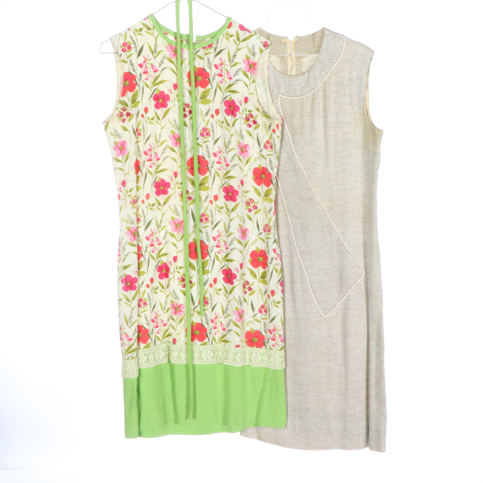 Vogue Paris Original and Other Vintage Sleeveless Dresses