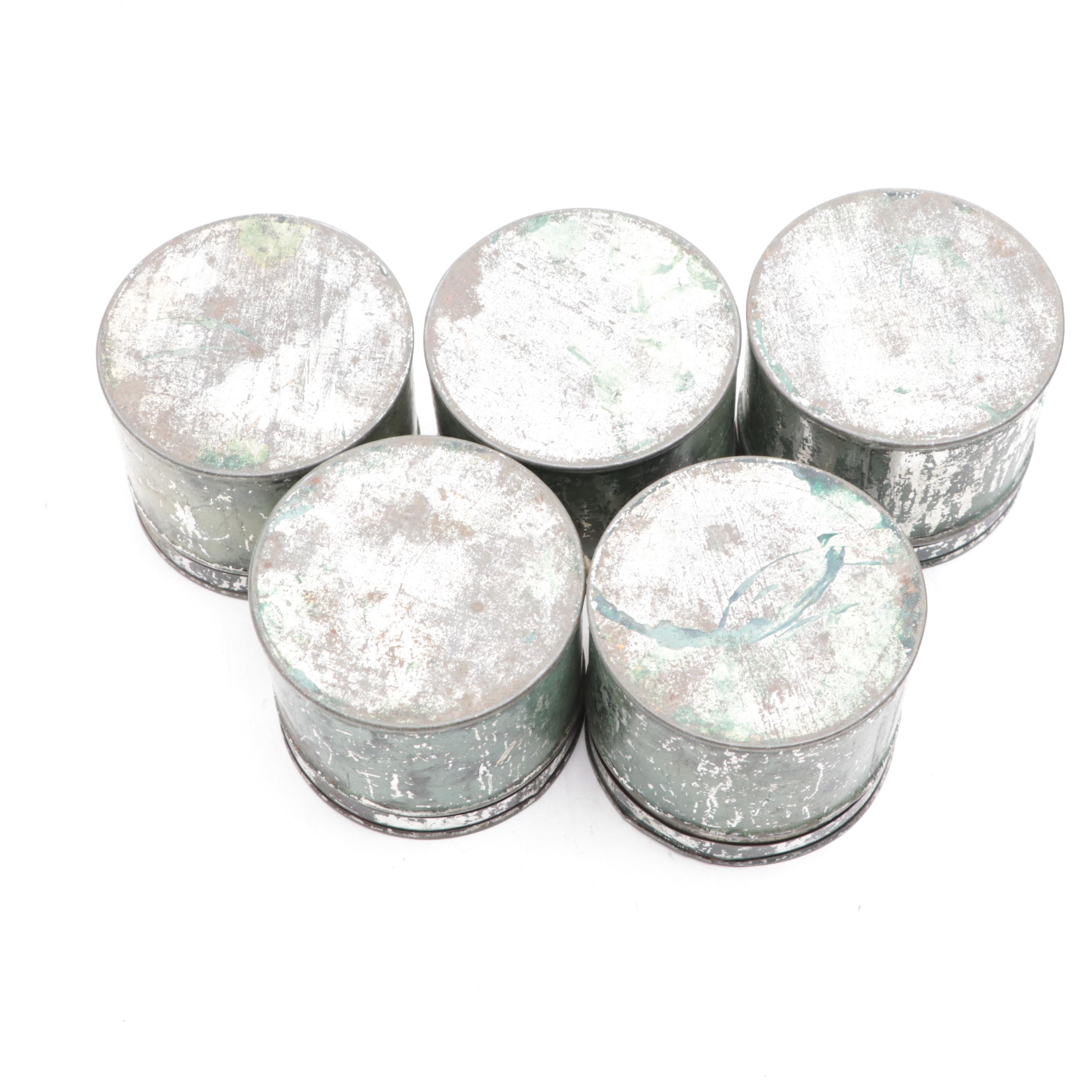 Victorian English Toleware Spice Box, Mid to Late 19th Century