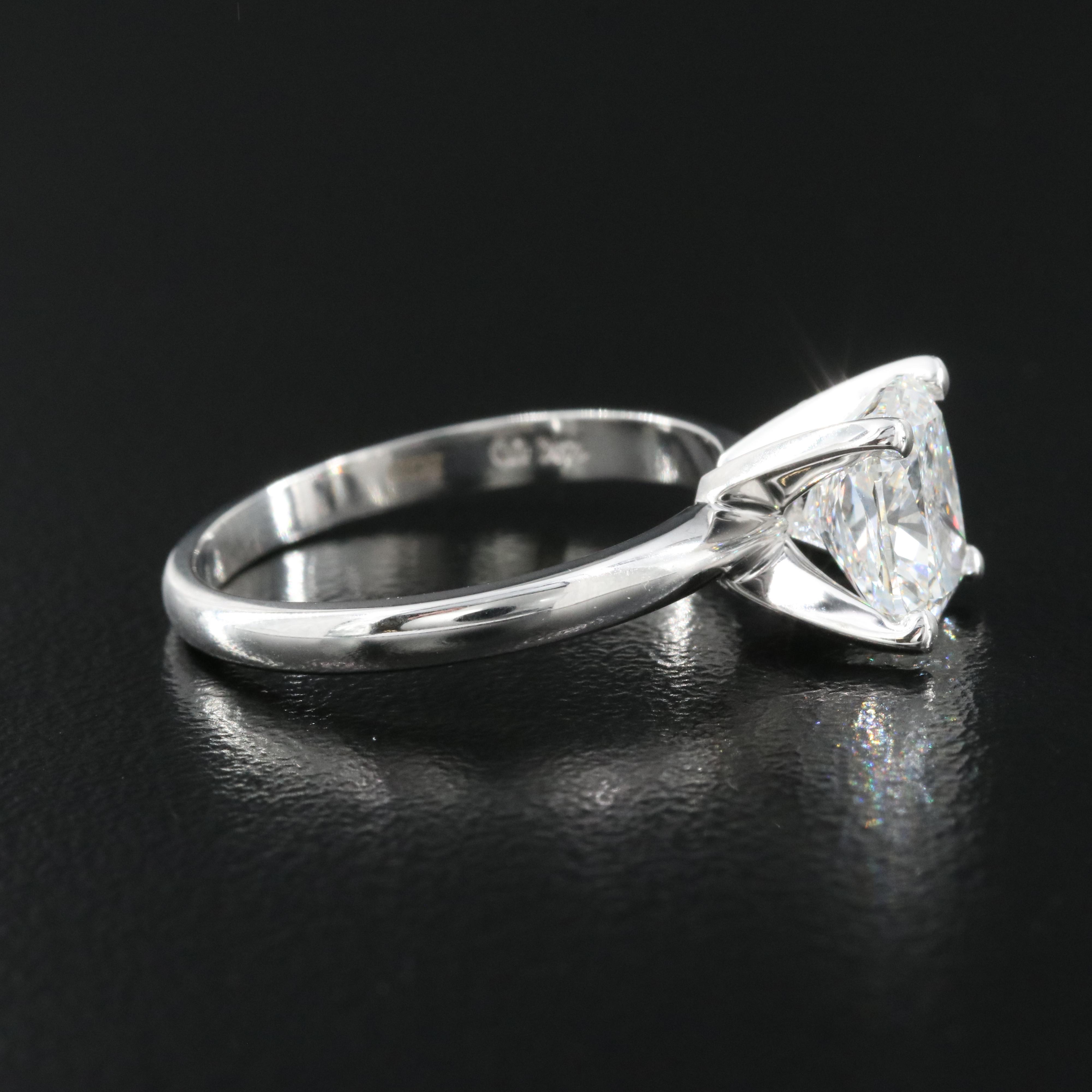 14K 2.12 CT Lab Grown Diamond Solitaire Ring