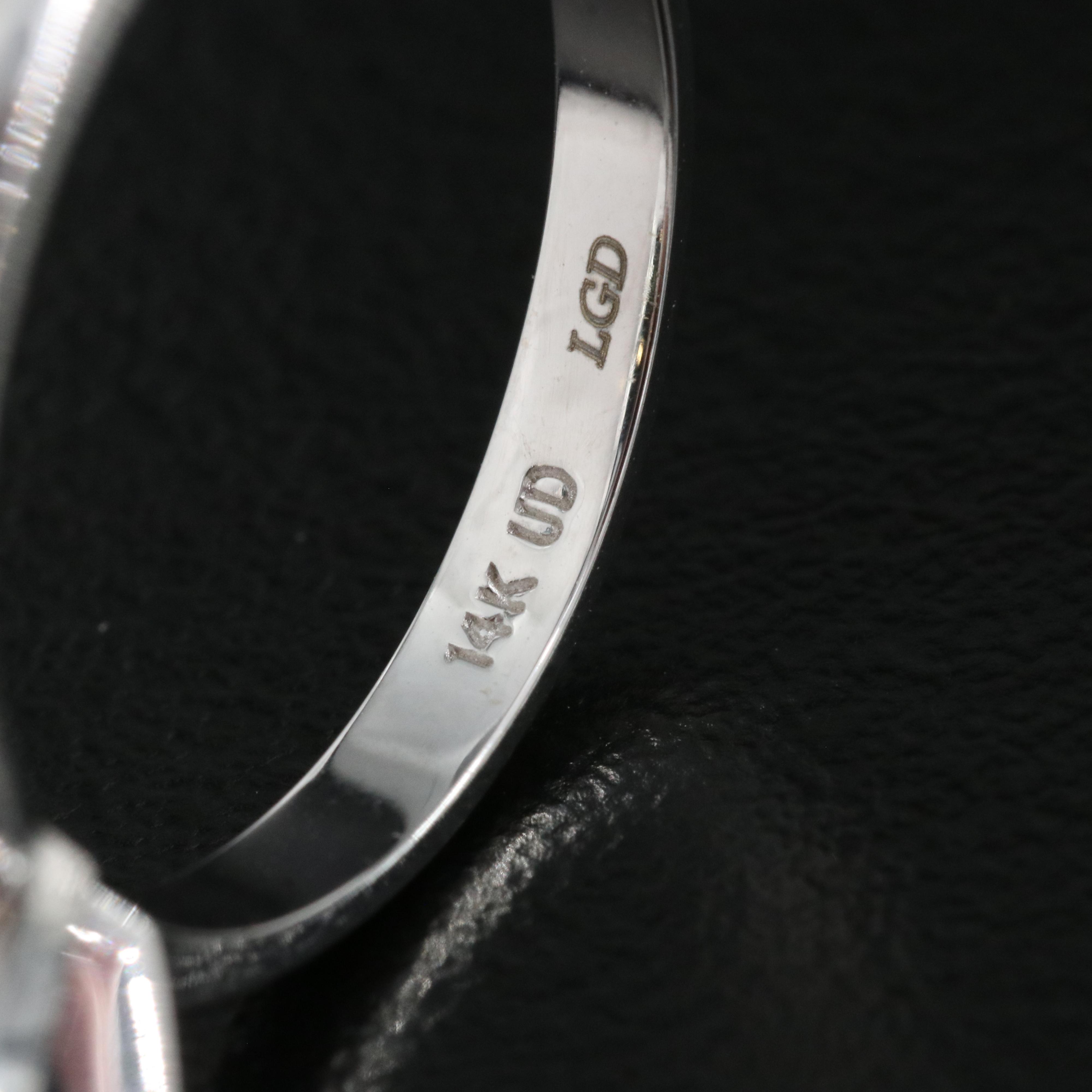 14K 2.12 CT Lab Grown Diamond Solitaire Ring