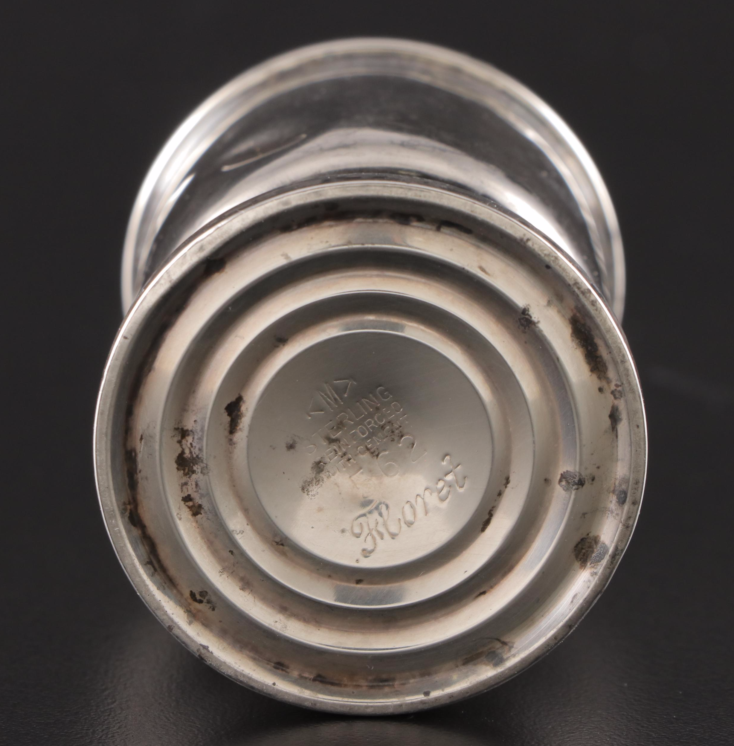 Mueck-Carey "Floret" Sterling Silver Shakers, Mid-20th Century