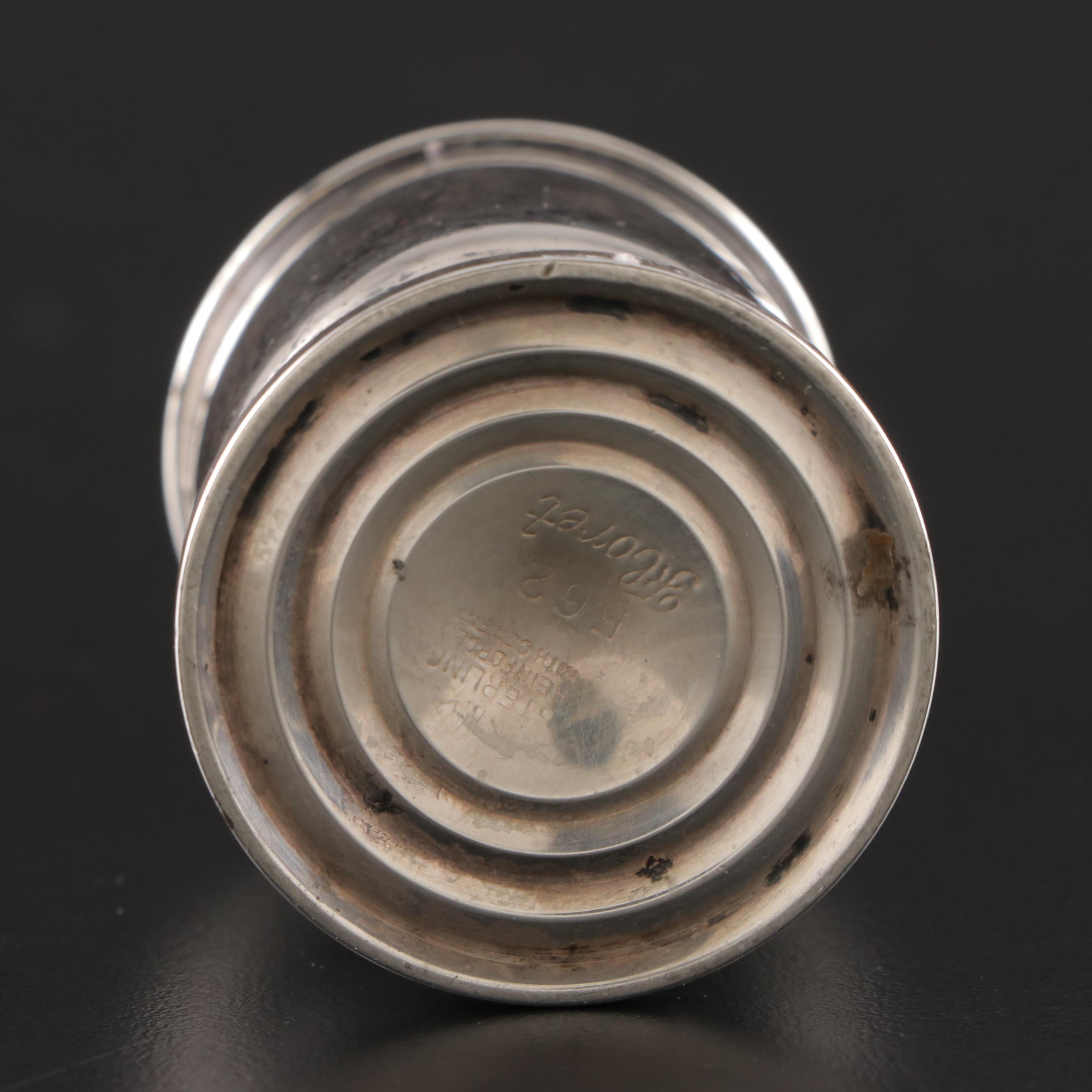 Mueck-Carey "Floret" Sterling Silver Shakers, Mid-20th Century