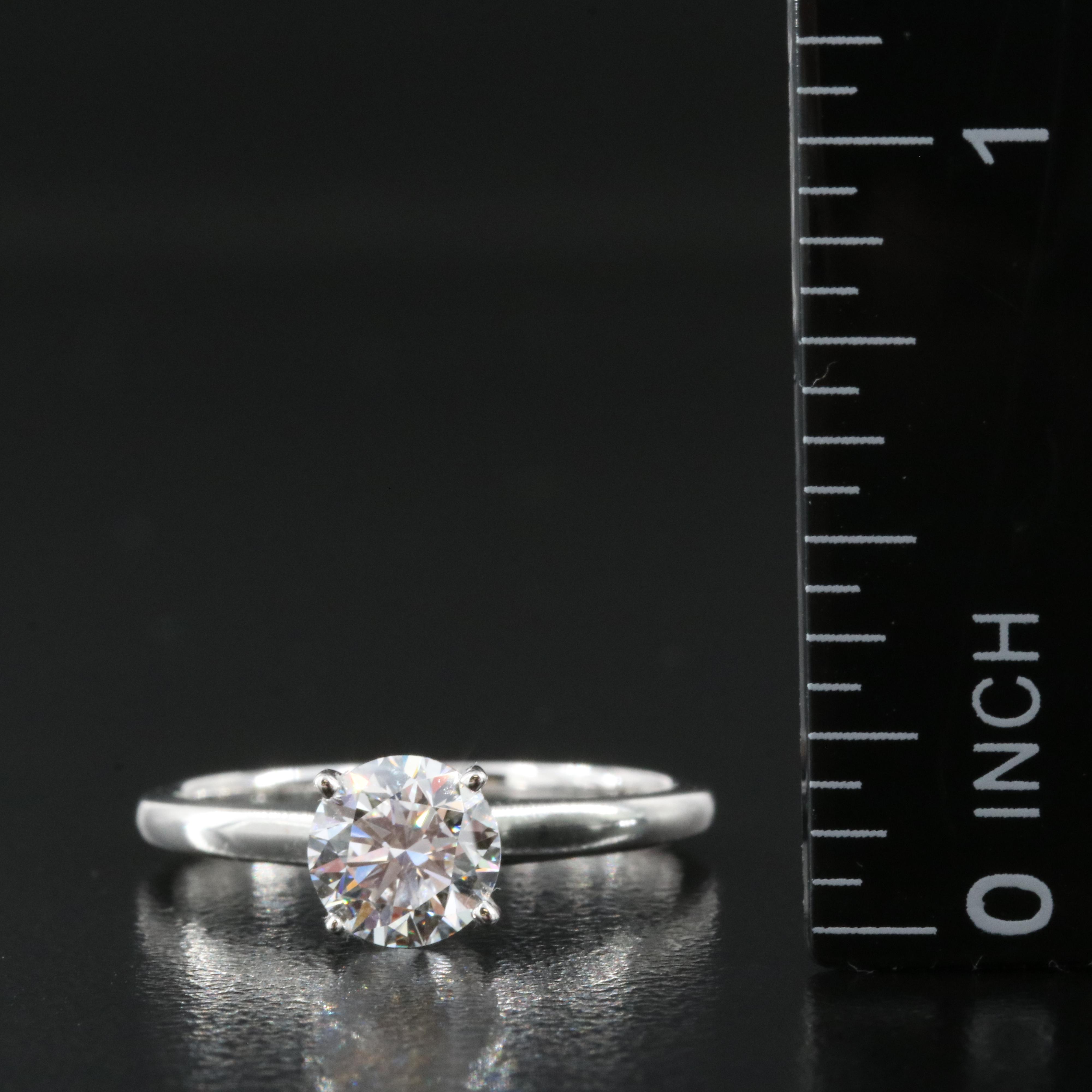 14K 0.97 CT Lab Grown Diamond Solitaire Ring