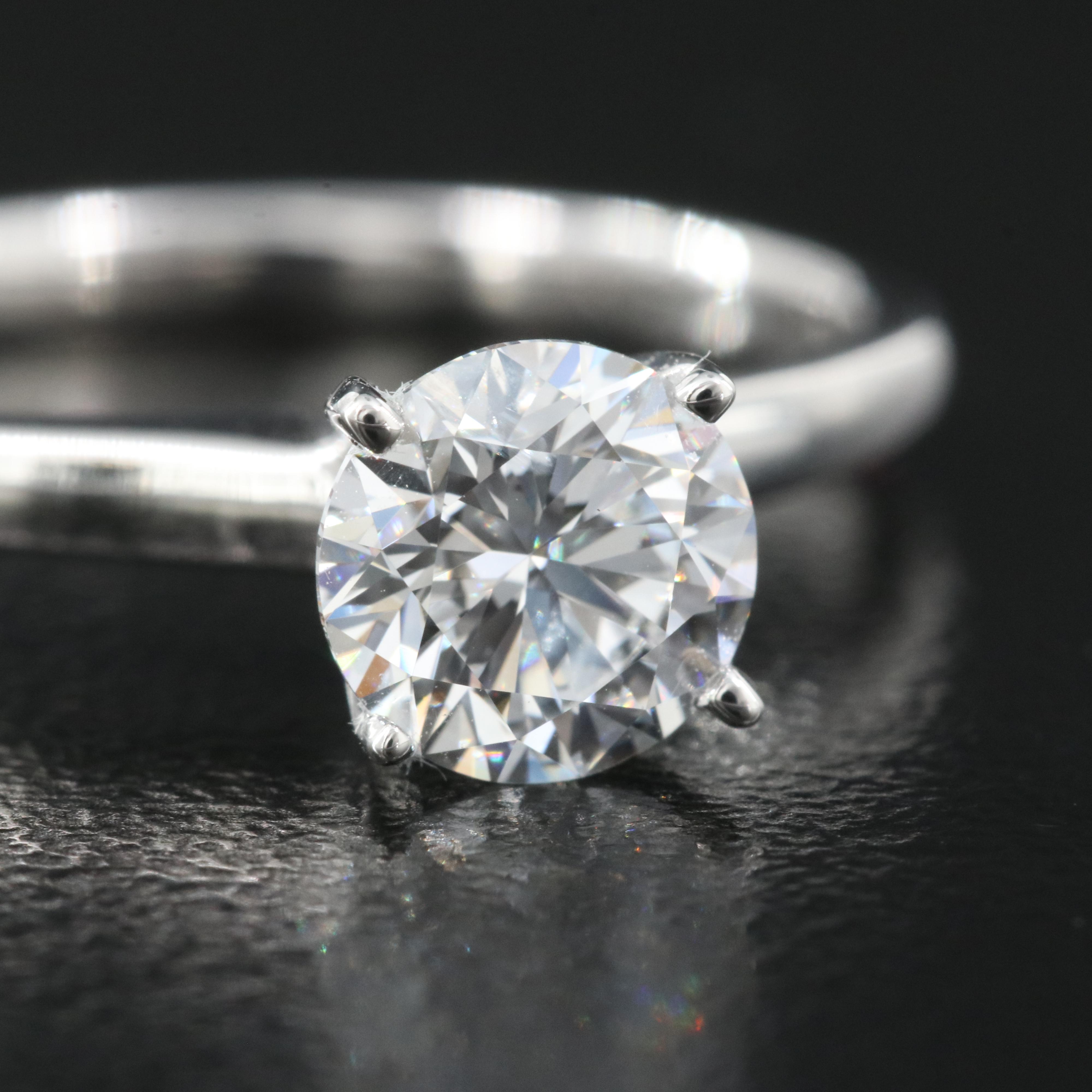 14K 0.97 CT Lab Grown Diamond Solitaire Ring