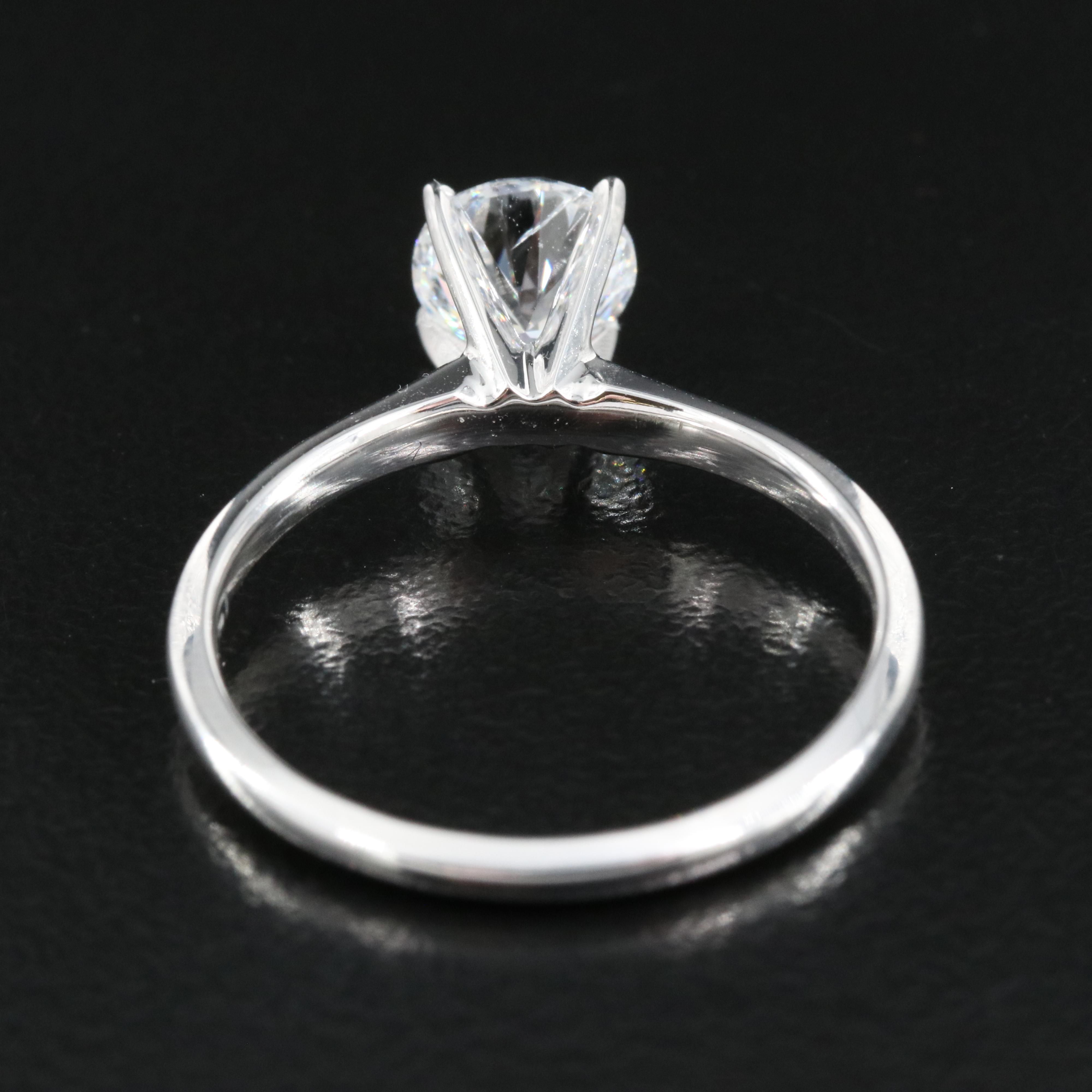 14K 0.97 CT Lab Grown Diamond Solitaire Ring