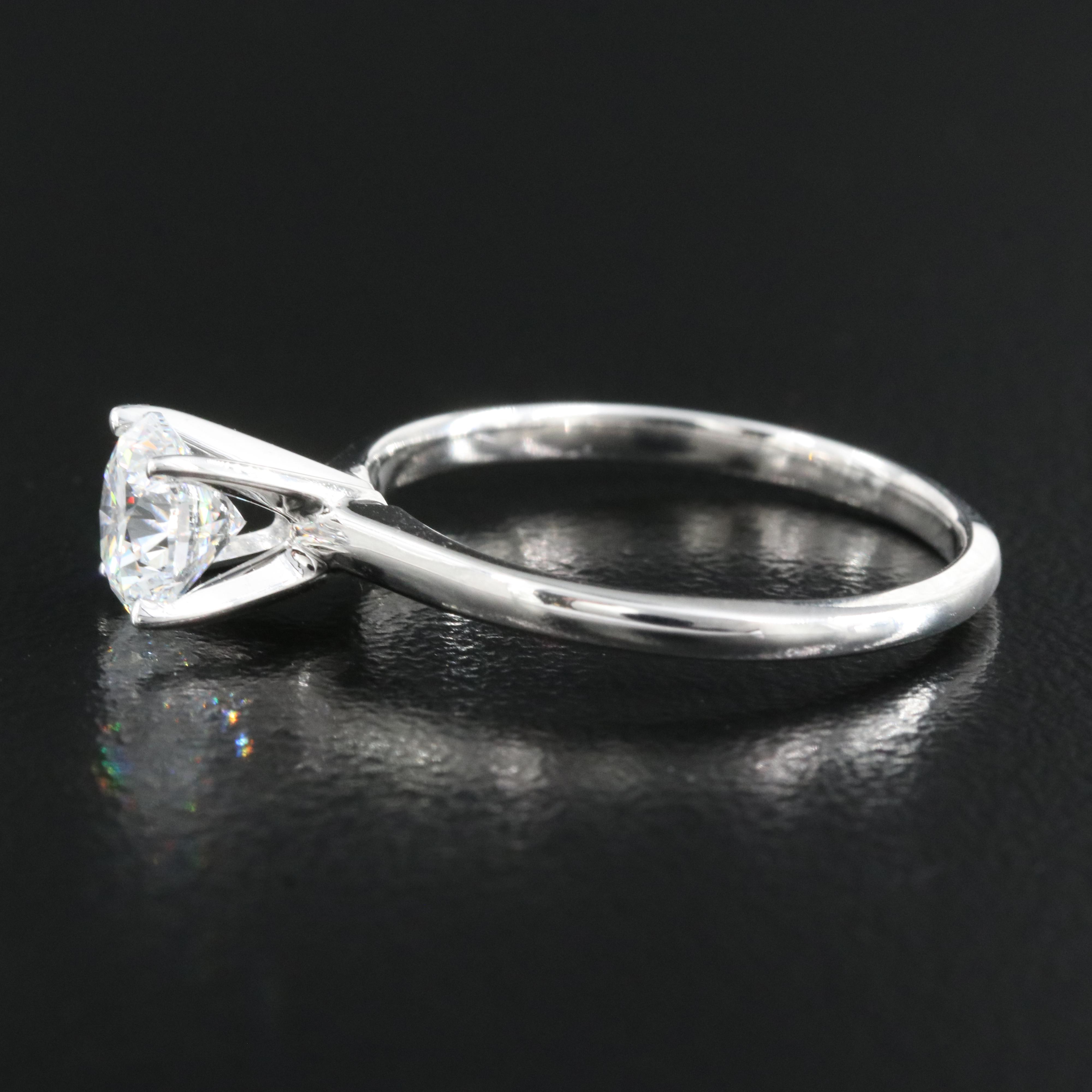 14K 0.97 CT Lab Grown Diamond Solitaire Ring