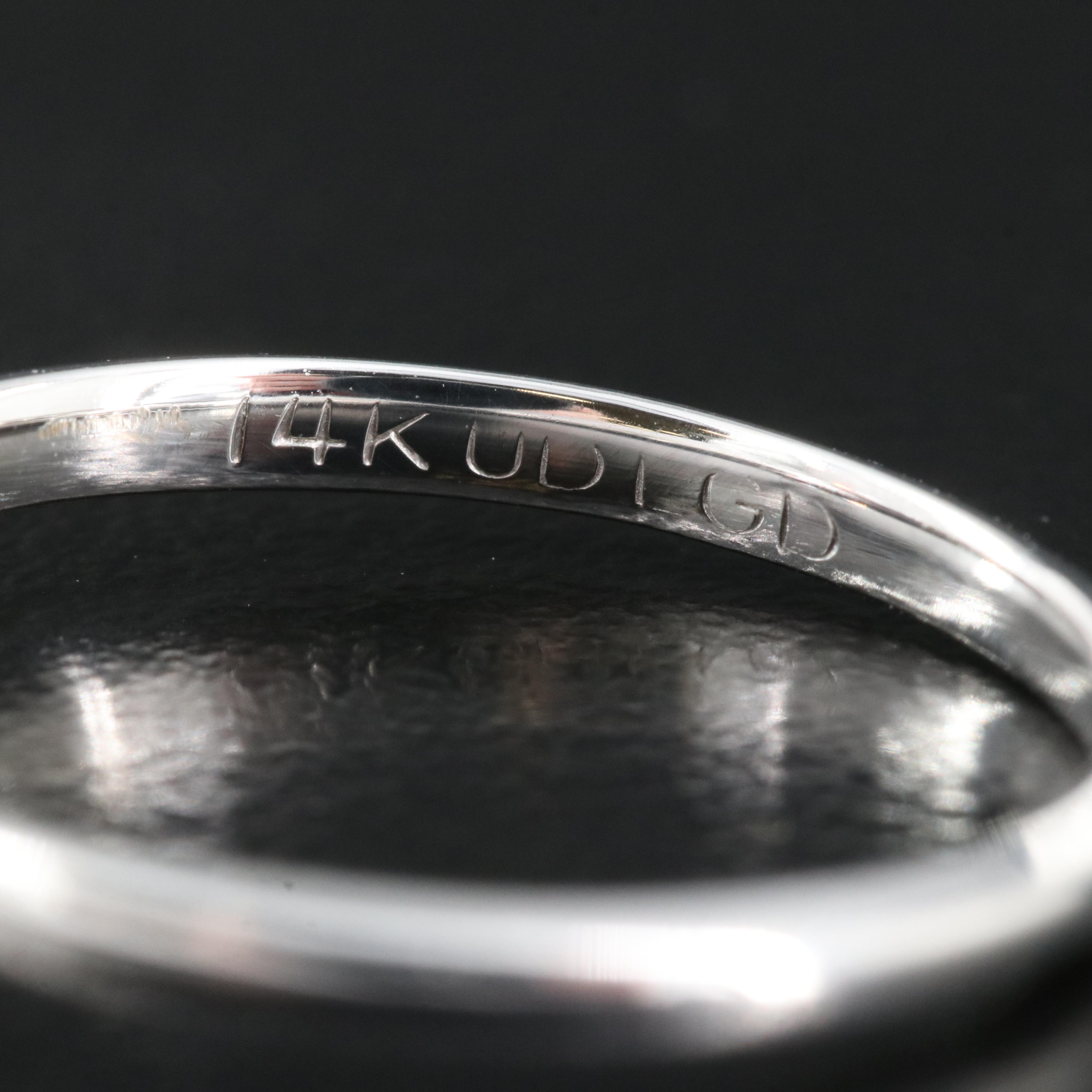 14K 0.97 CT Lab Grown Diamond Solitaire Ring