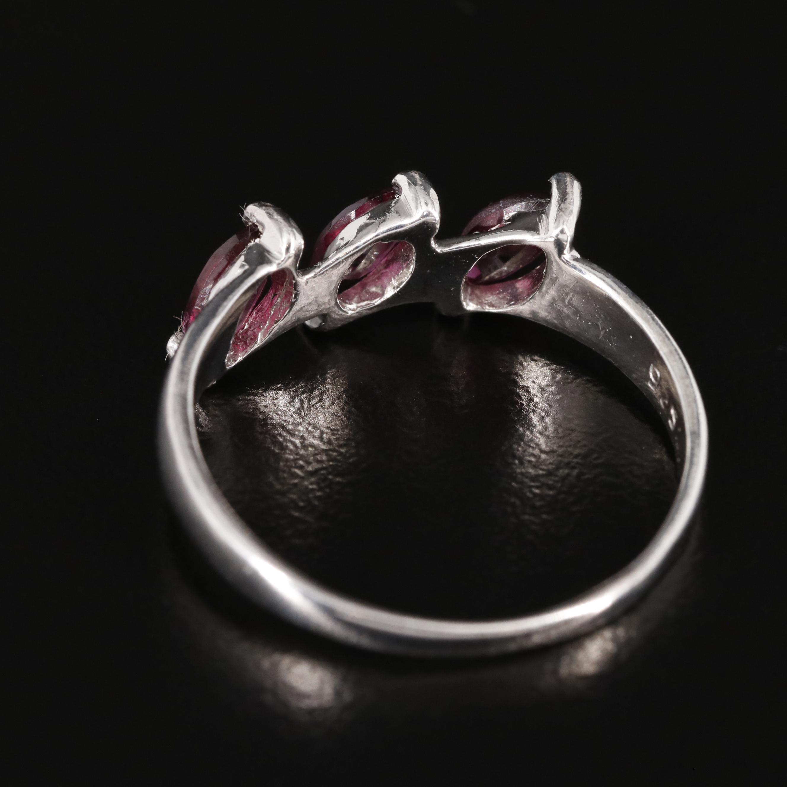 Sterling Garnet Ring