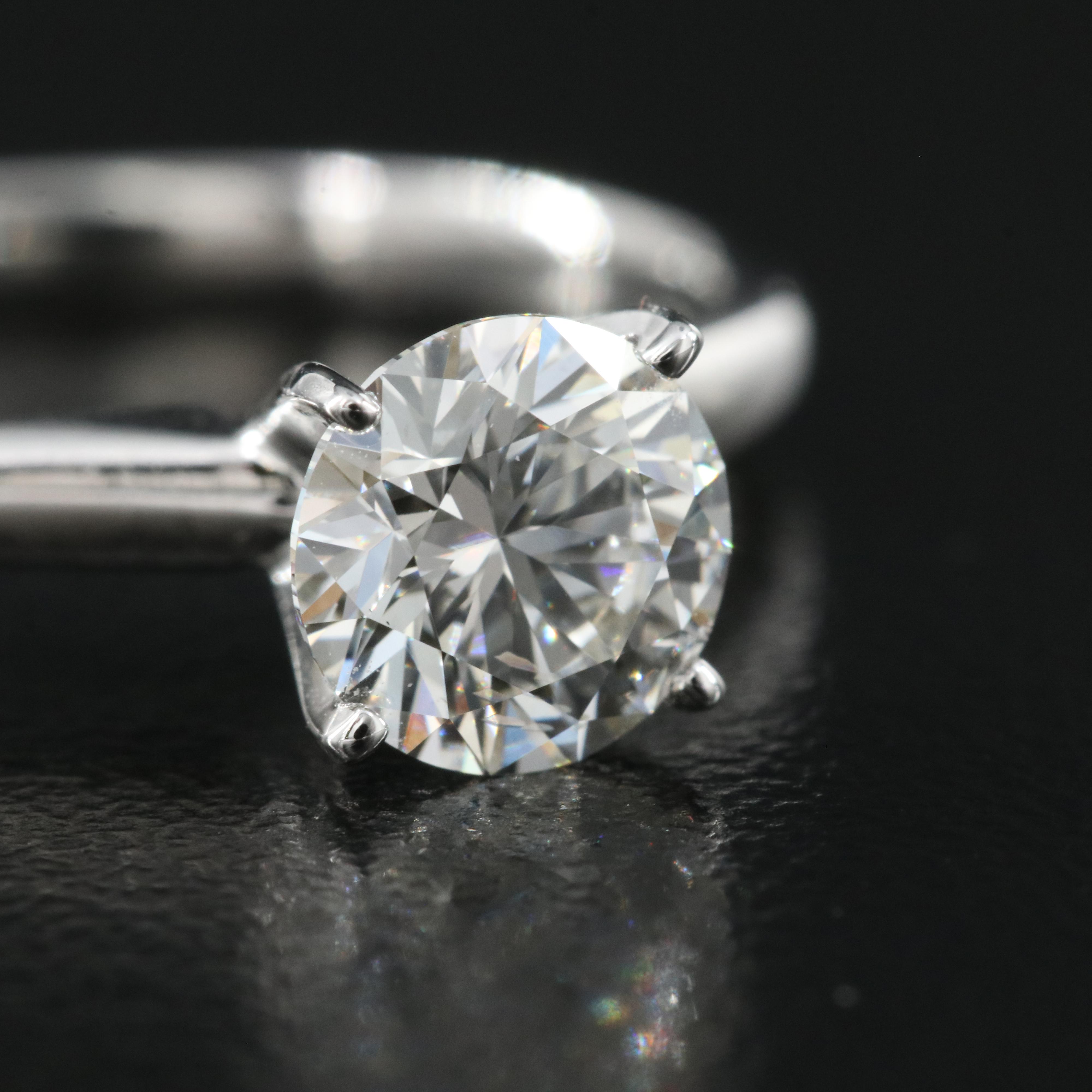 14K 0.92 CT Lab Grown Diamond Solitaire Ring