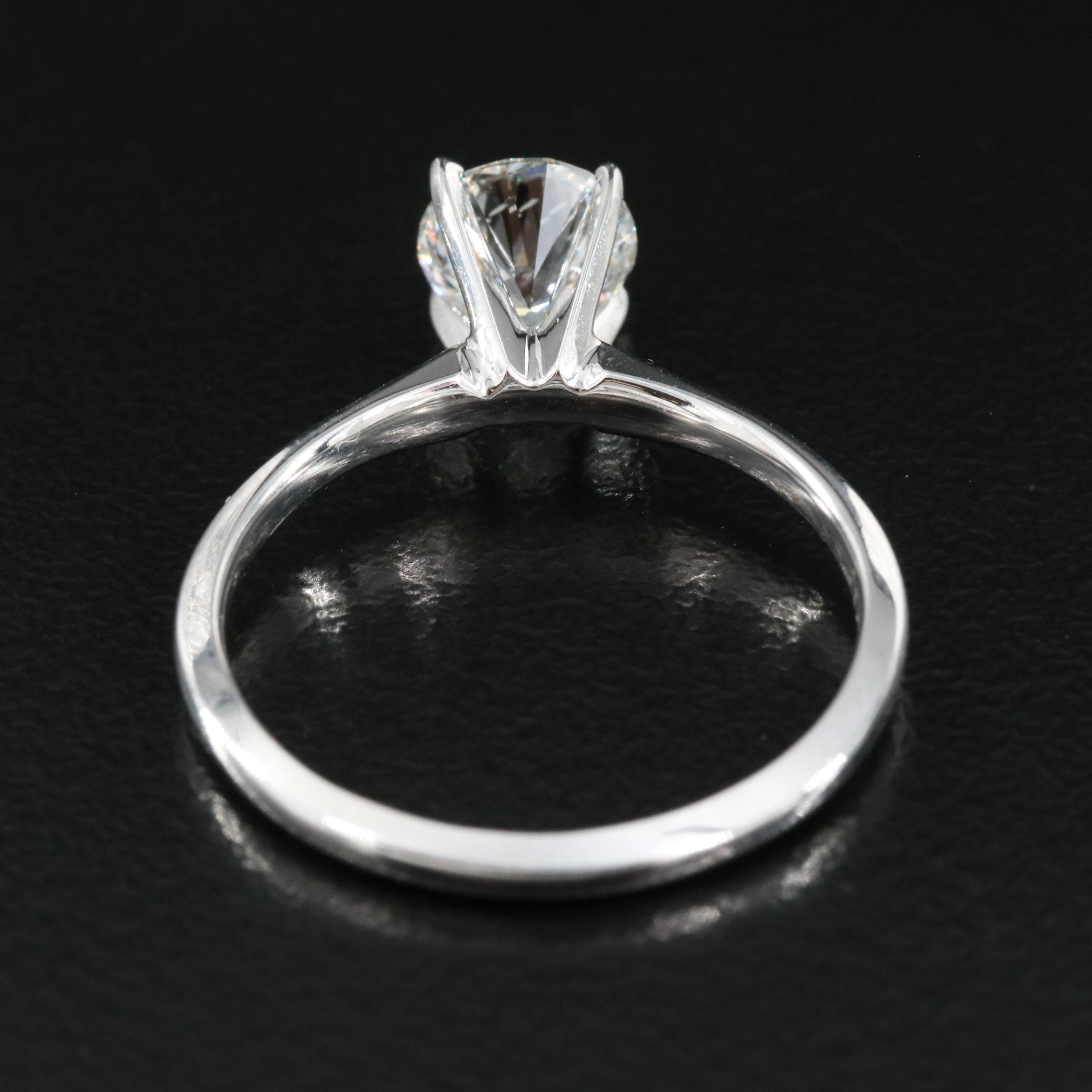 14K 0.92 CT Lab Grown Diamond Solitaire Ring