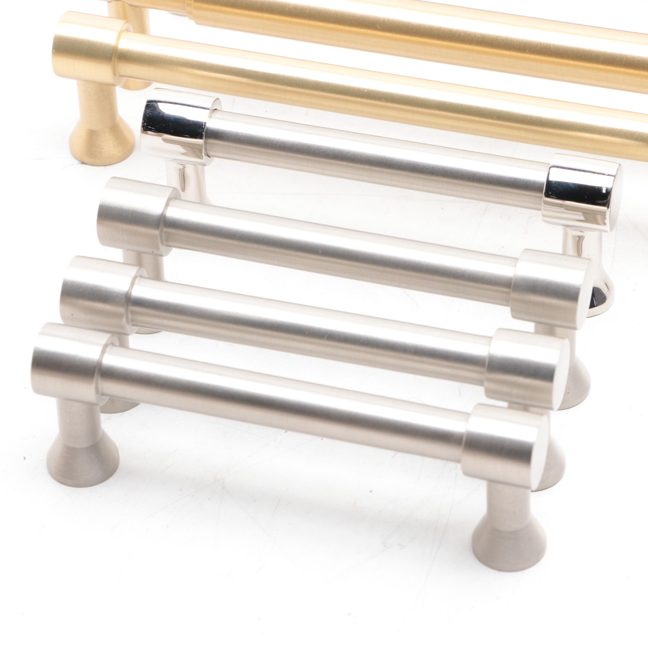 Brushed Nickel Finish Cabinet Pulls