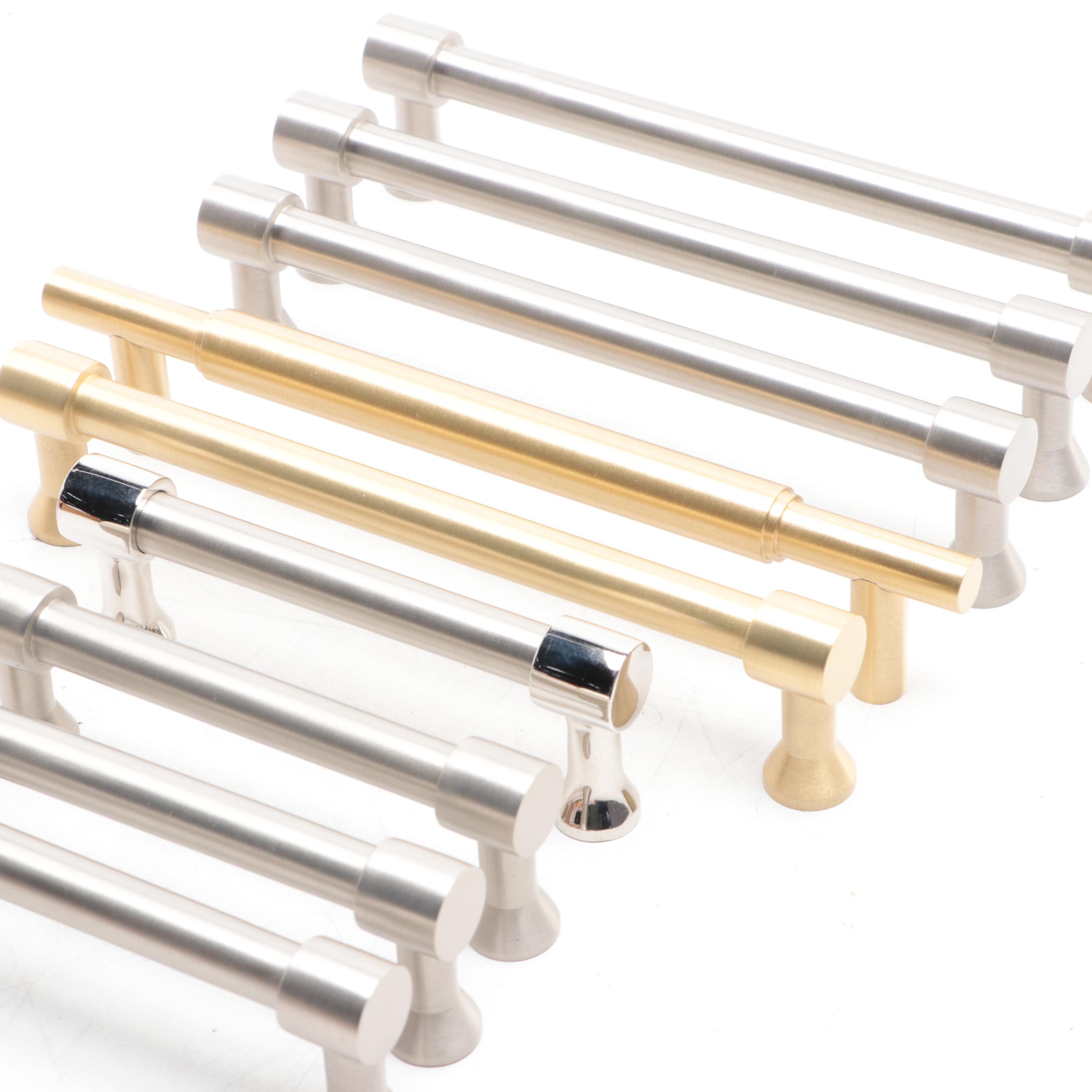 Brushed Nickel Finish Cabinet Pulls