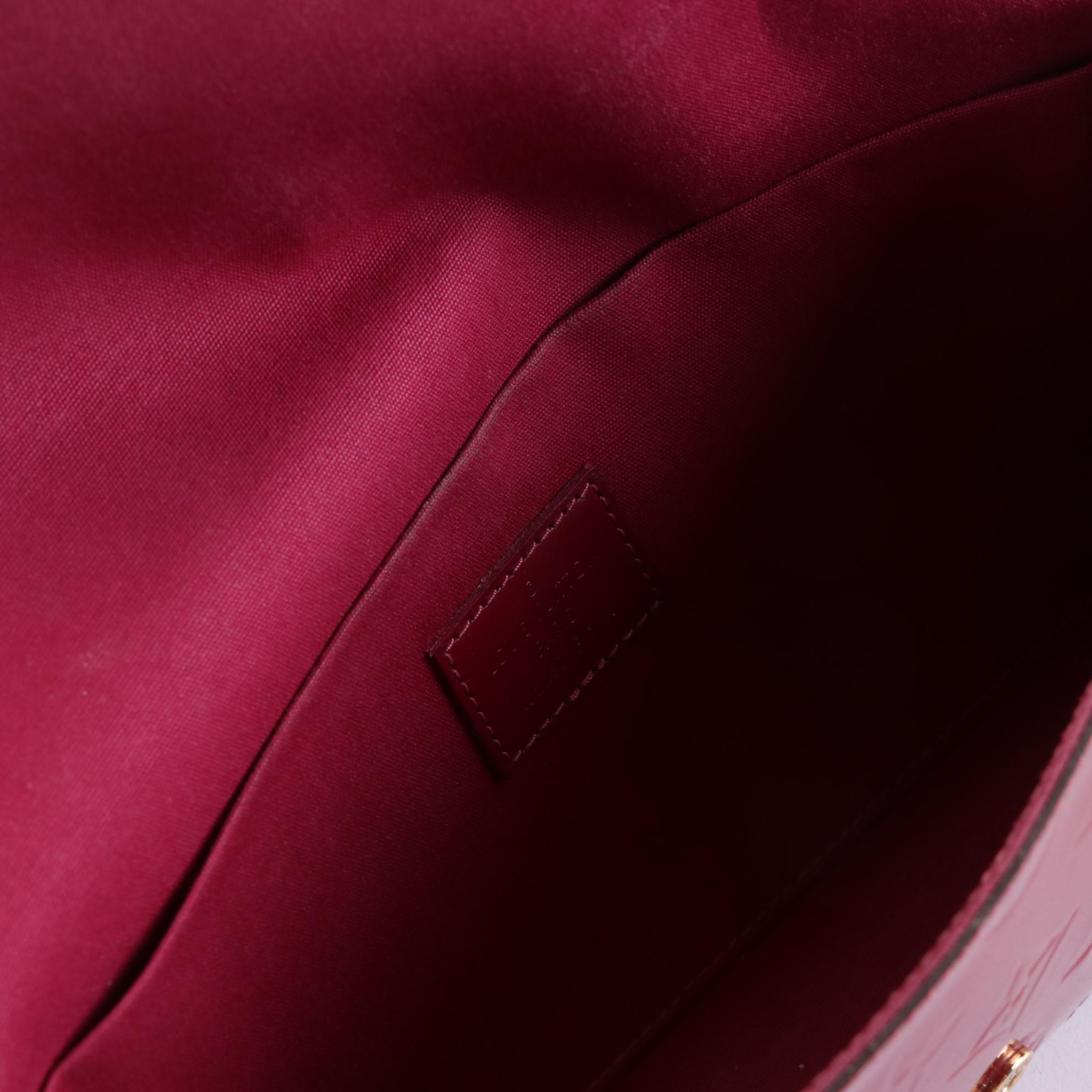 Louis Vuitton Félicie Pochette in Monogram Vernis with Chain Strap and Pouches