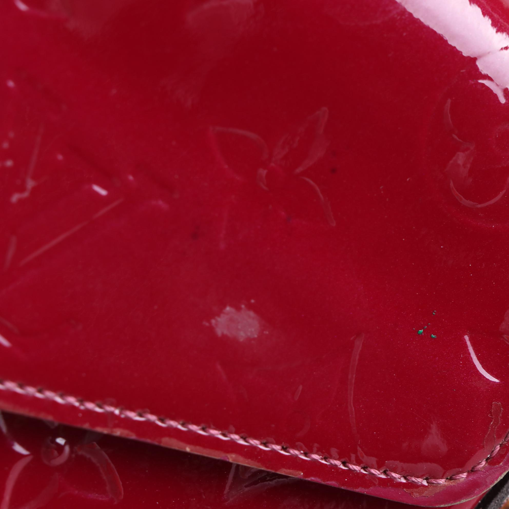 Louis Vuitton Félicie Pochette in Monogram Vernis with Chain Strap and Pouches