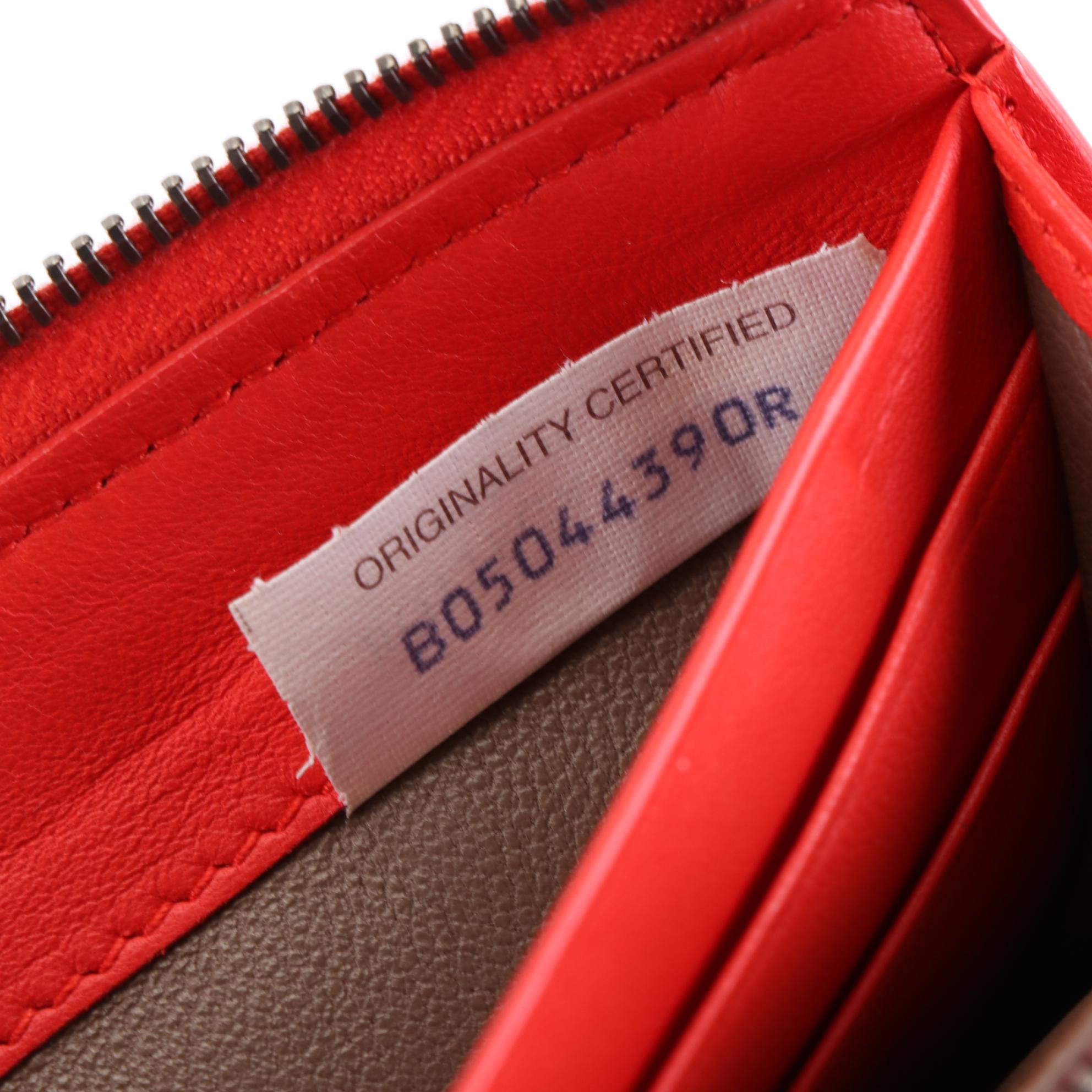 Bottega Veneta Zipper Wallet in Intrecciato Nappa Leather