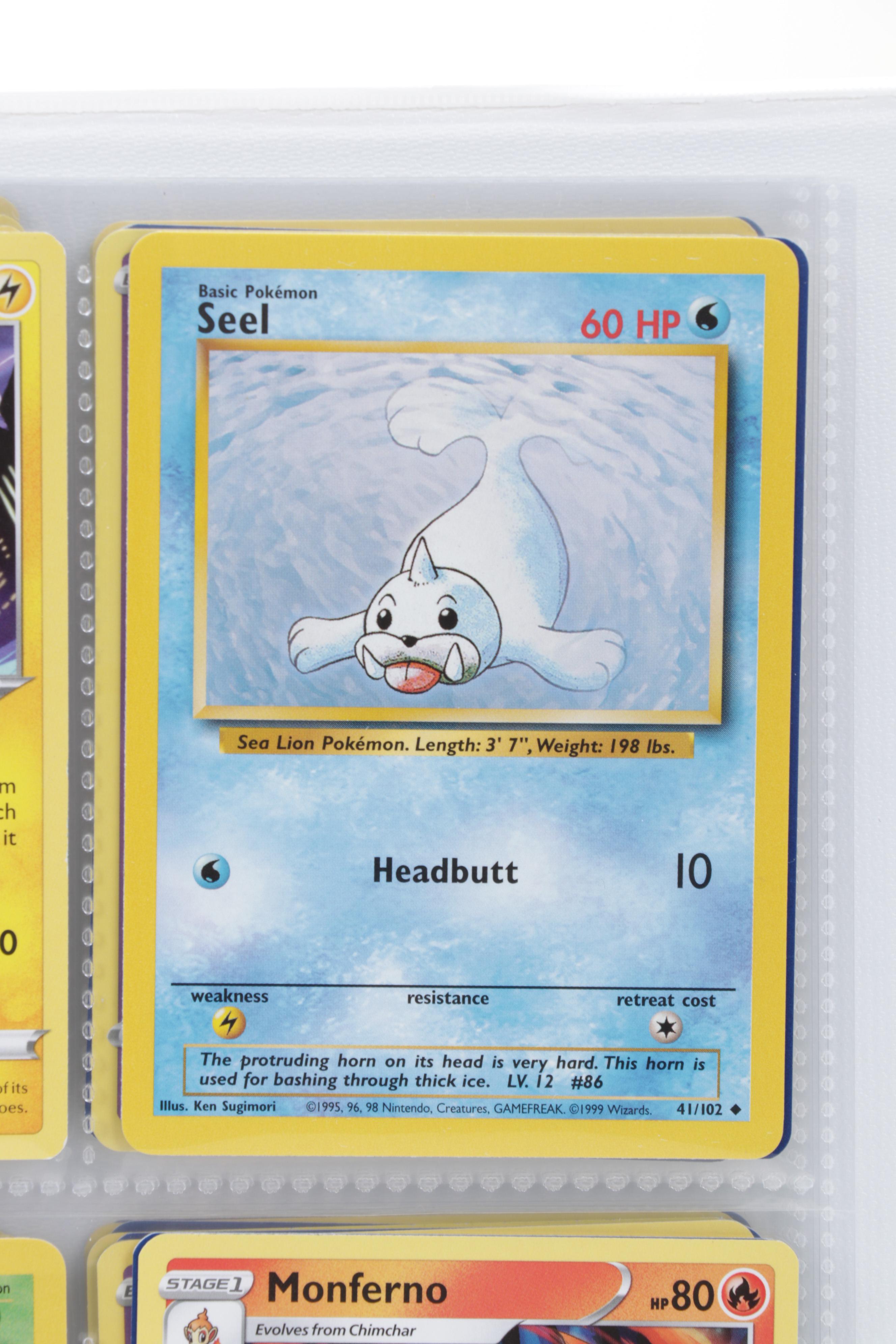 Pokémon Trading Cards Including First Edition Dark Persian and Nidorino