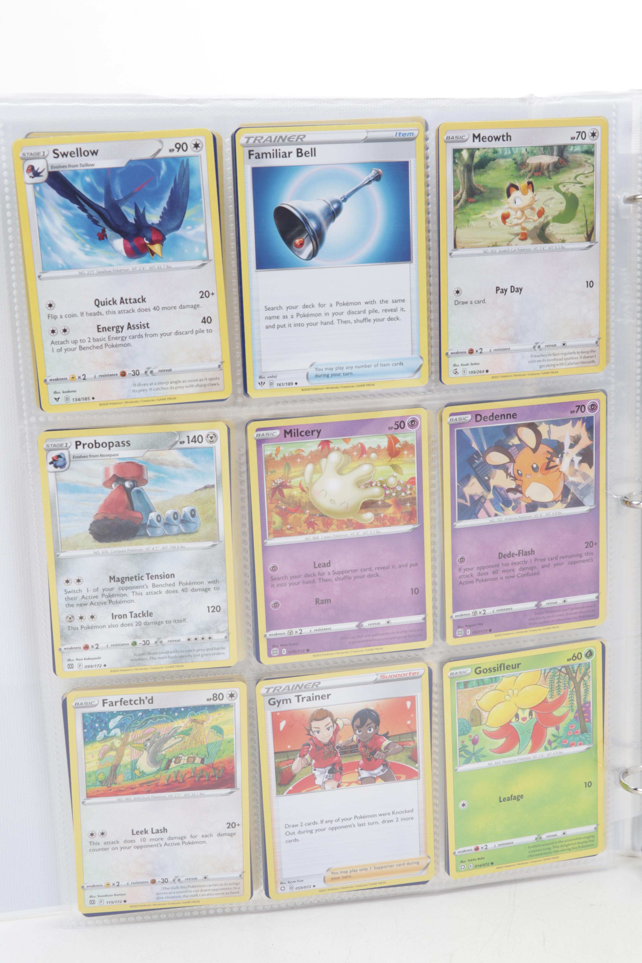 Pokémon Trading Cards Including First Edition Dark Persian and Nidorino