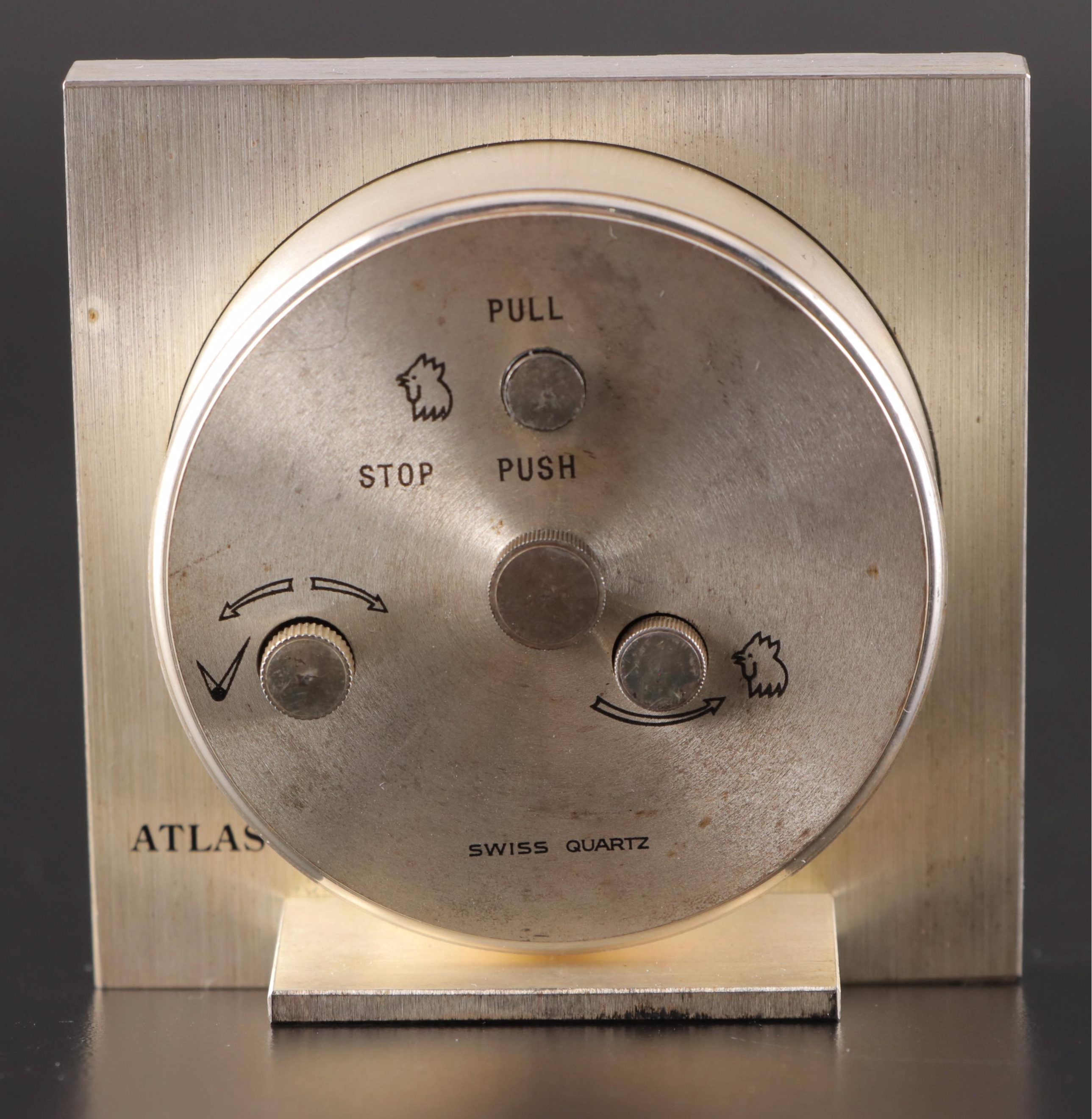 Tiffany & Co. "Atlas" Travel Alarm Clock