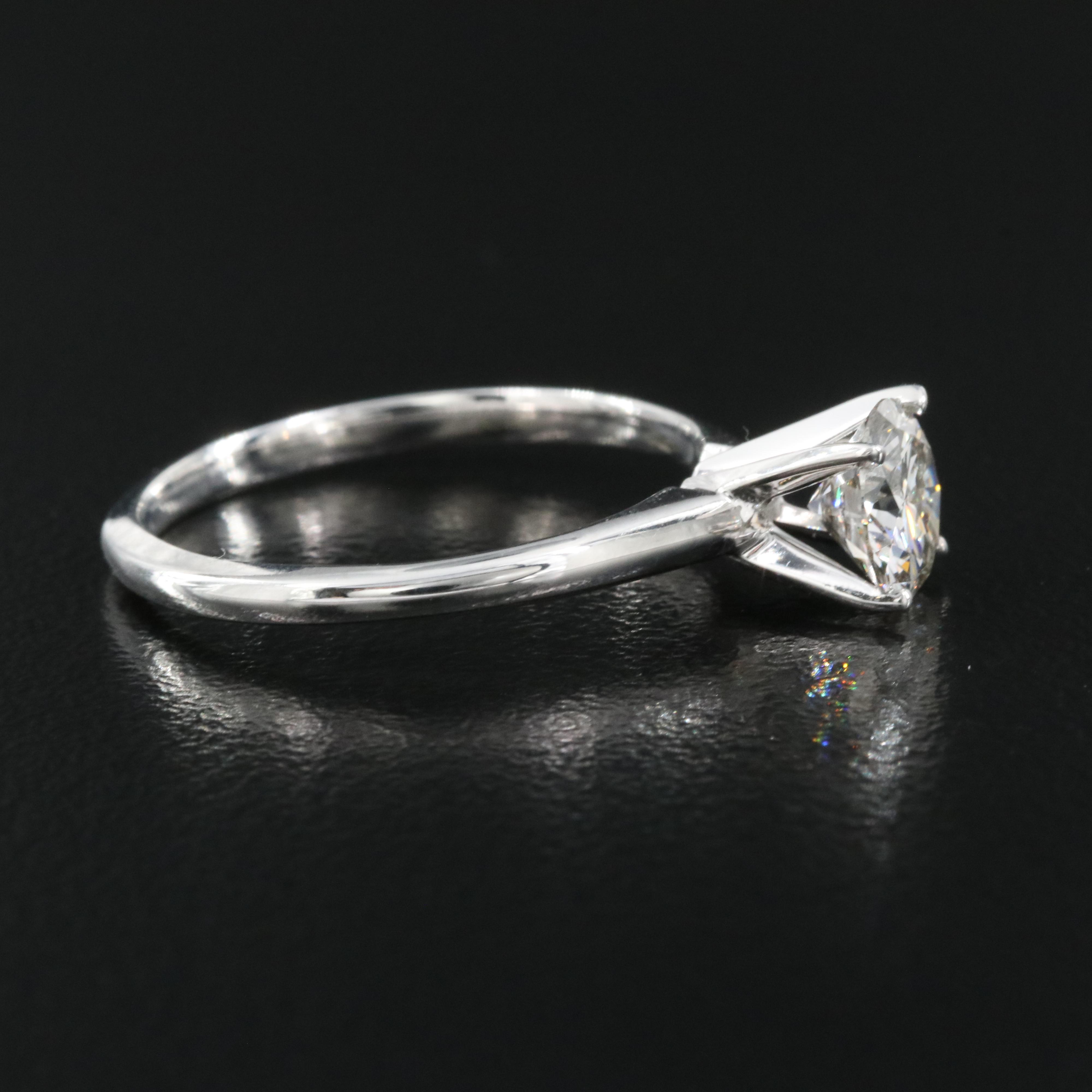 14K 0.89 CT Lab Grown Diamond Solitaire Ring