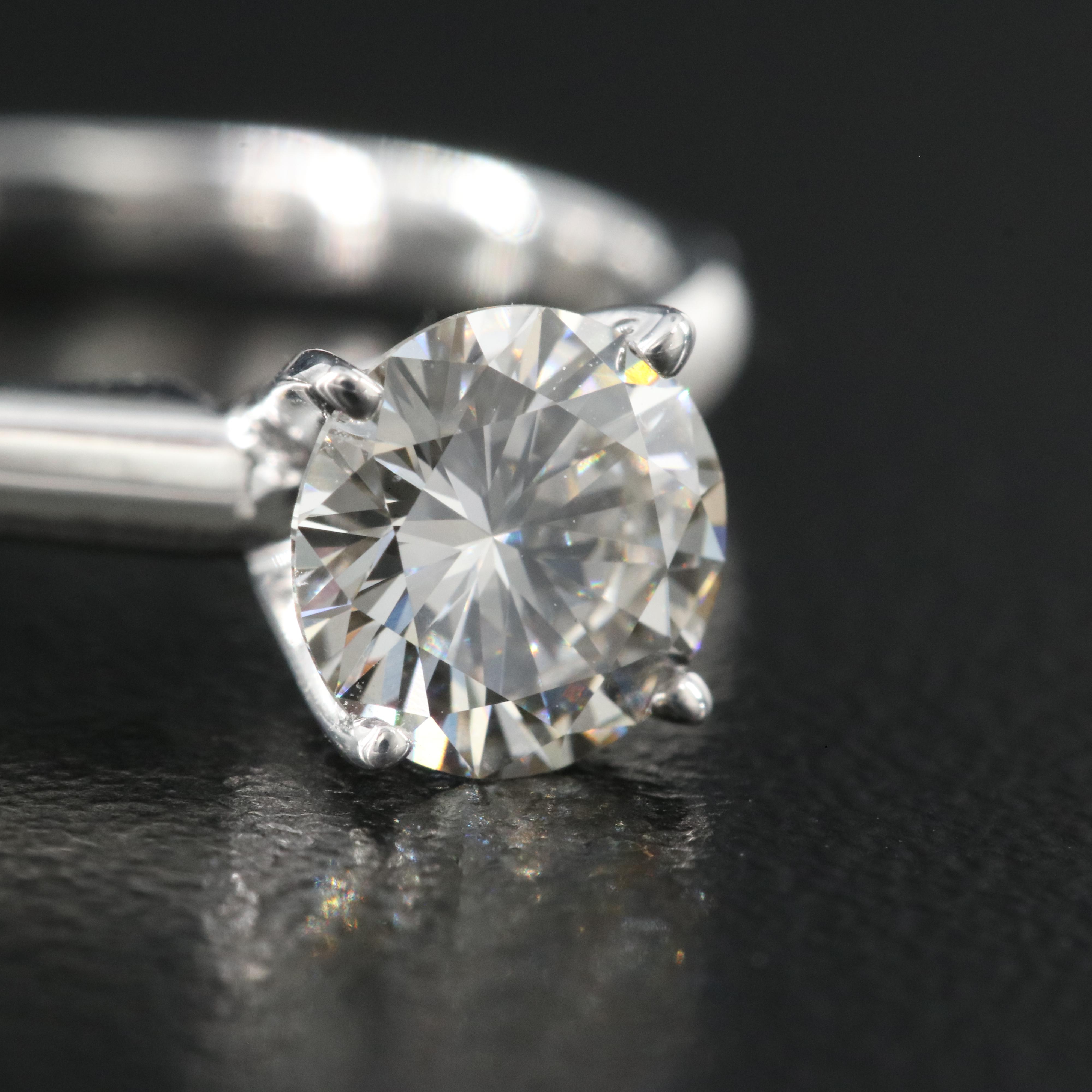 14K 0.89 CT Lab Grown Diamond Solitaire Ring