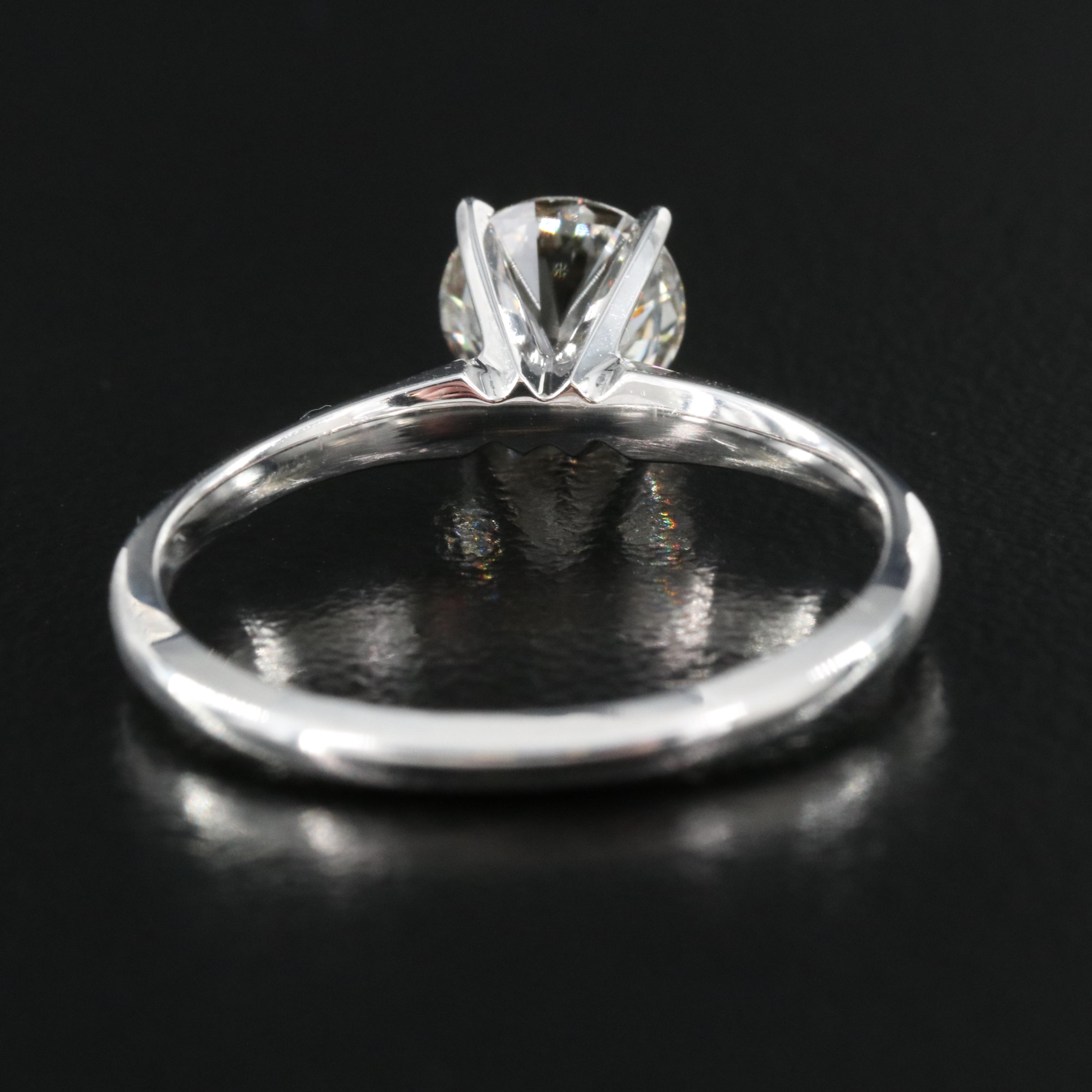 14K 0.89 CT Lab Grown Diamond Solitaire Ring