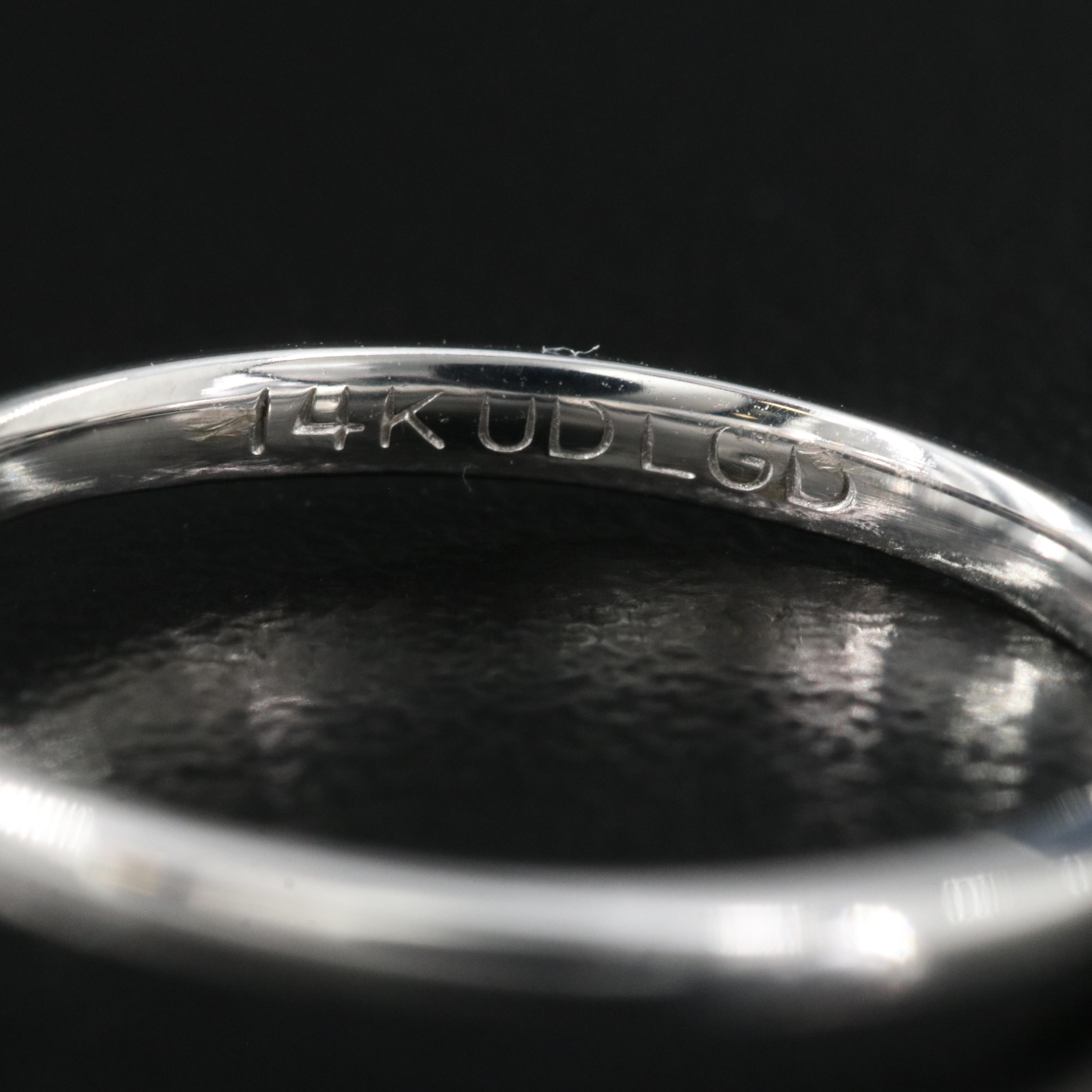 14K 0.89 CT Lab Grown Diamond Solitaire Ring