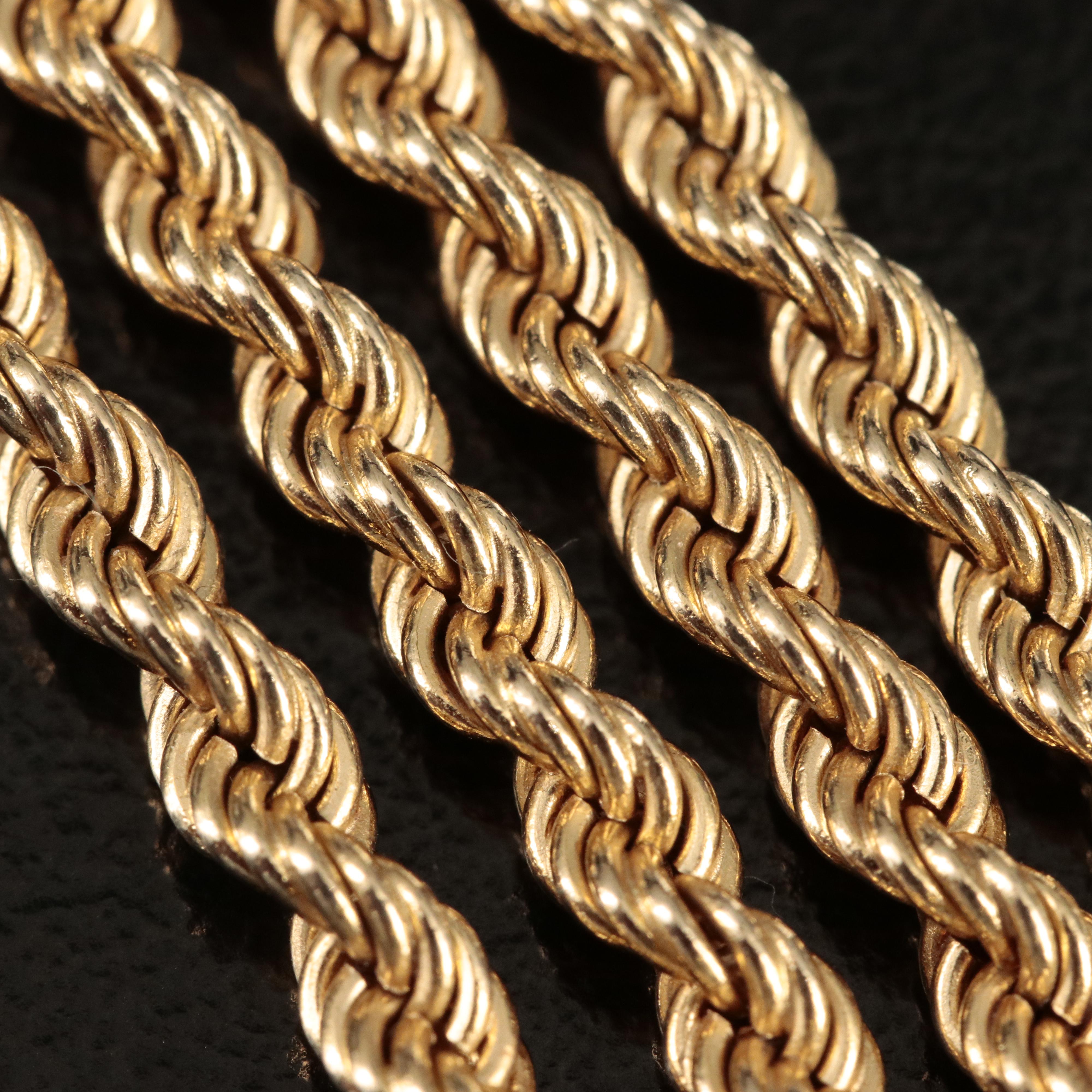 14K Rope Chain